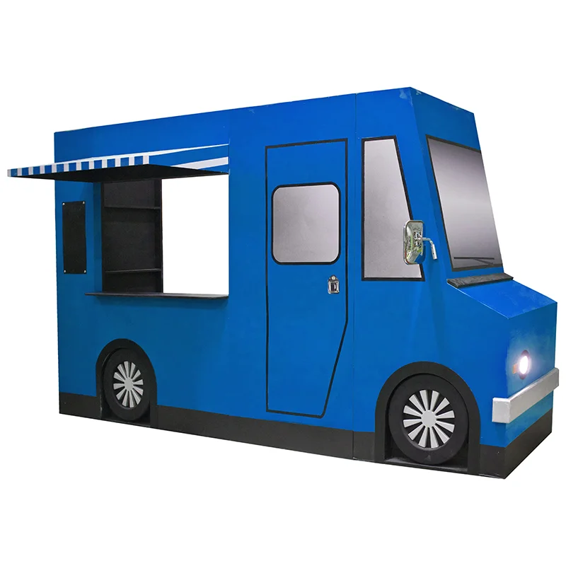 blue food truck toy