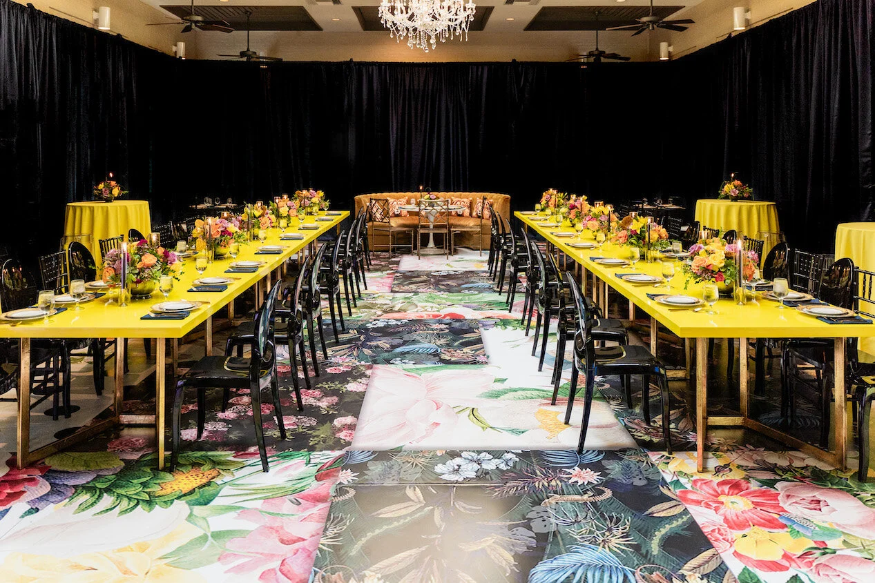 Neons + Patchwork | Runway Inspired Graduation Party