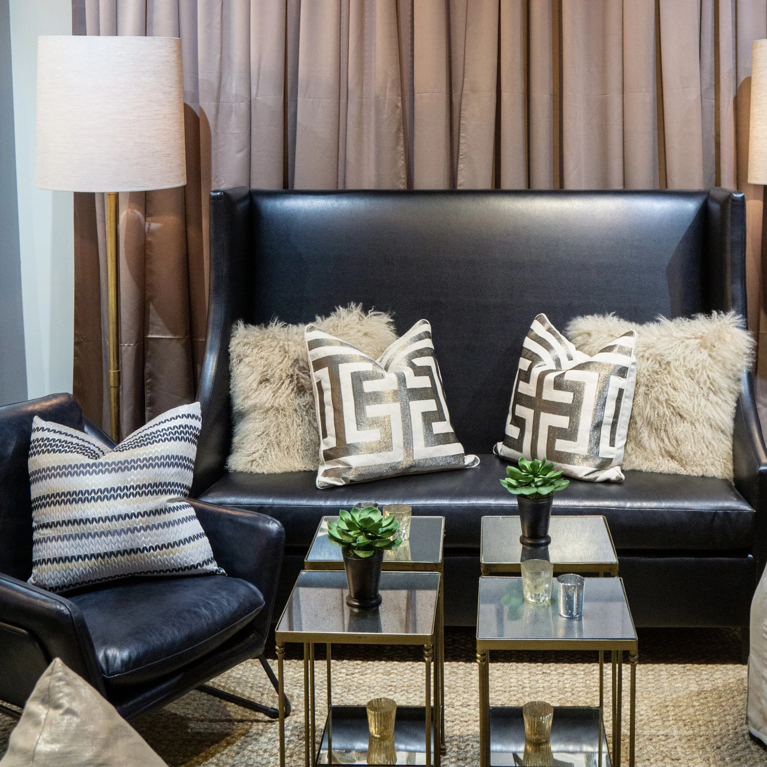 Chevron Black Gray Pillow.jpeg