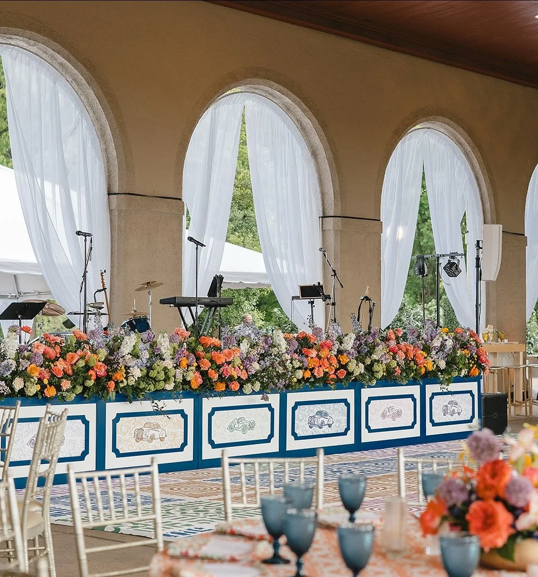 A reception where color takes center stage🌈✨

Vendor Team:
Planner &amp; Designer: @hillaryjevents @emily.hjevents 
Photography: @ashleypieperphotography 
Florals: @amfloraldesigns 
Venue: @forestparkforever 
Branding &amp; Stationary: @serviceburea