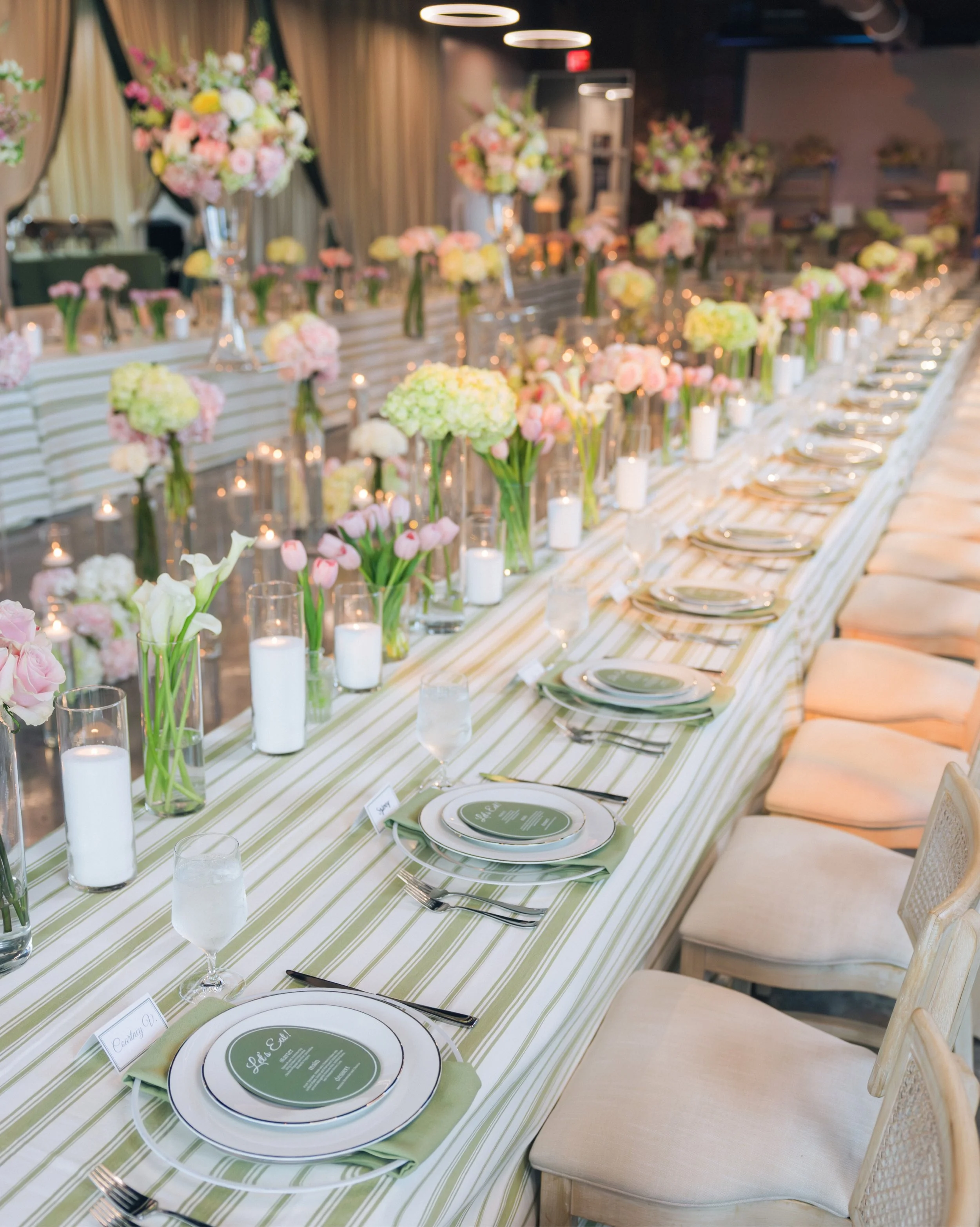 Details from the night before ✨

For the rehearsal dinner at The Station in Paragould, our team curated furnishings, d&eacute;cor, and specialty rentals that helped transform the space into an inviting environment for guests to gather and celebrate b