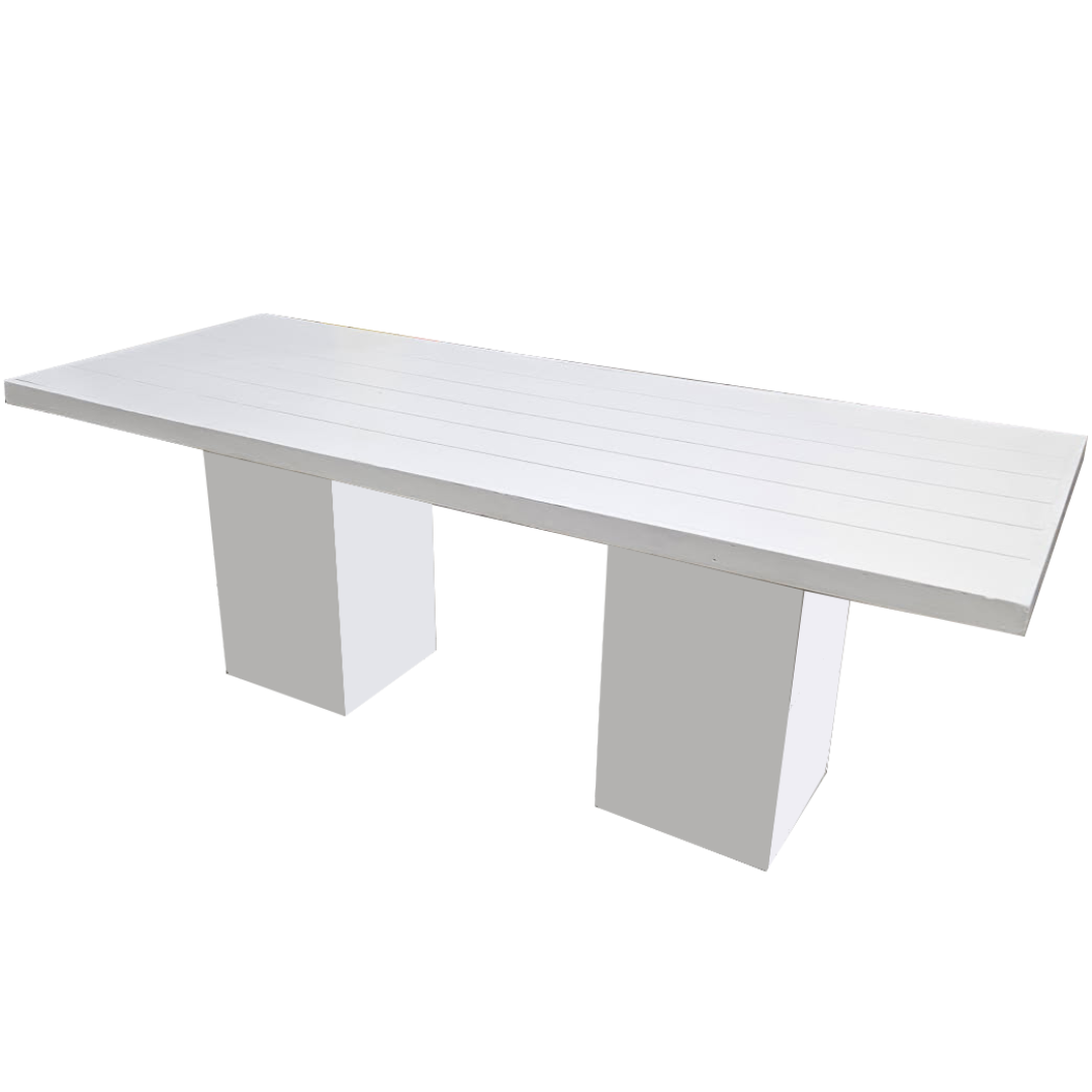 WHITE PICNIC TABLE TOP