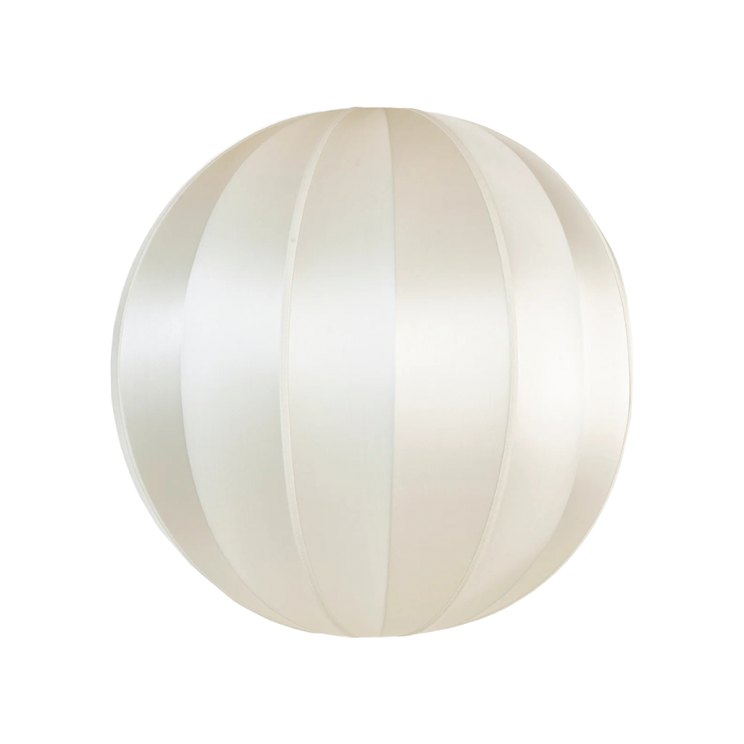 ROUND SILK SHADE LANTERN