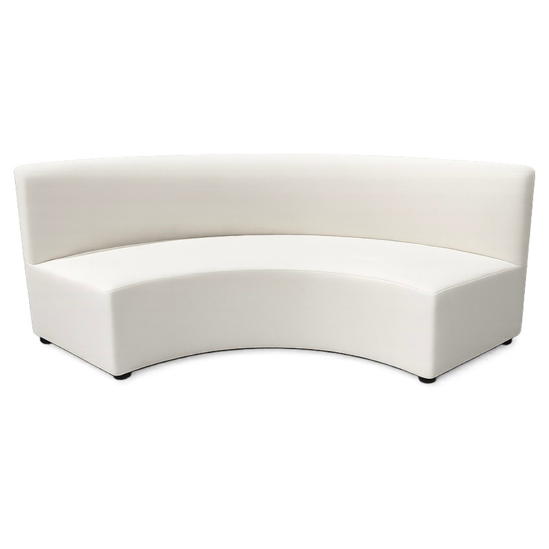 NORA GLACIER CURVED BENCH