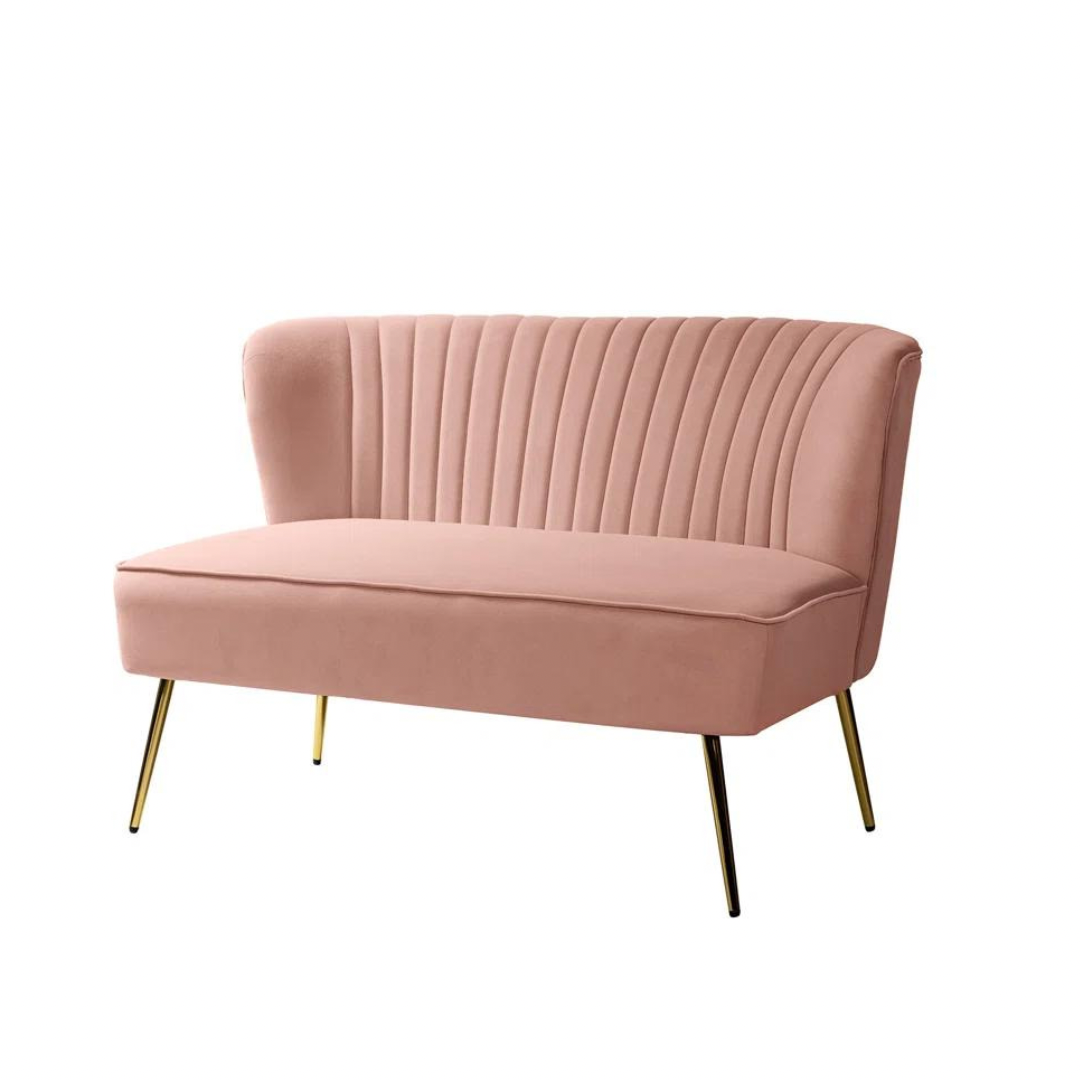 Blush Euclid Loveseat
