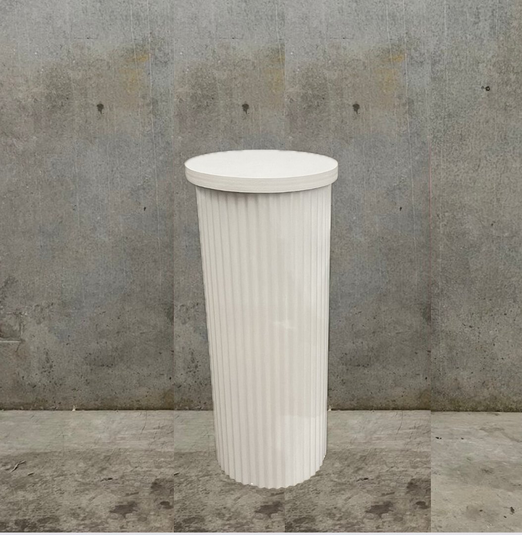 White Roman Pedestal