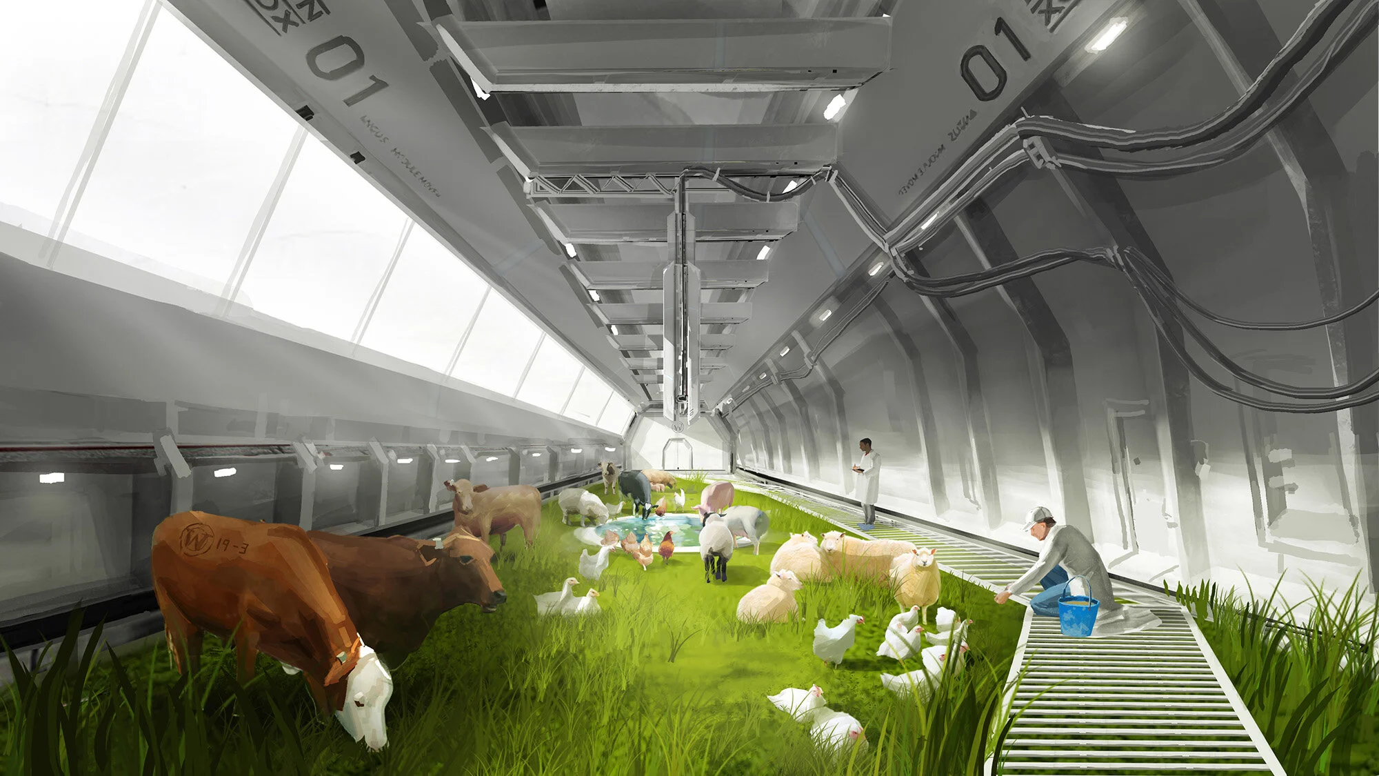 Snowpiercer Train Cars