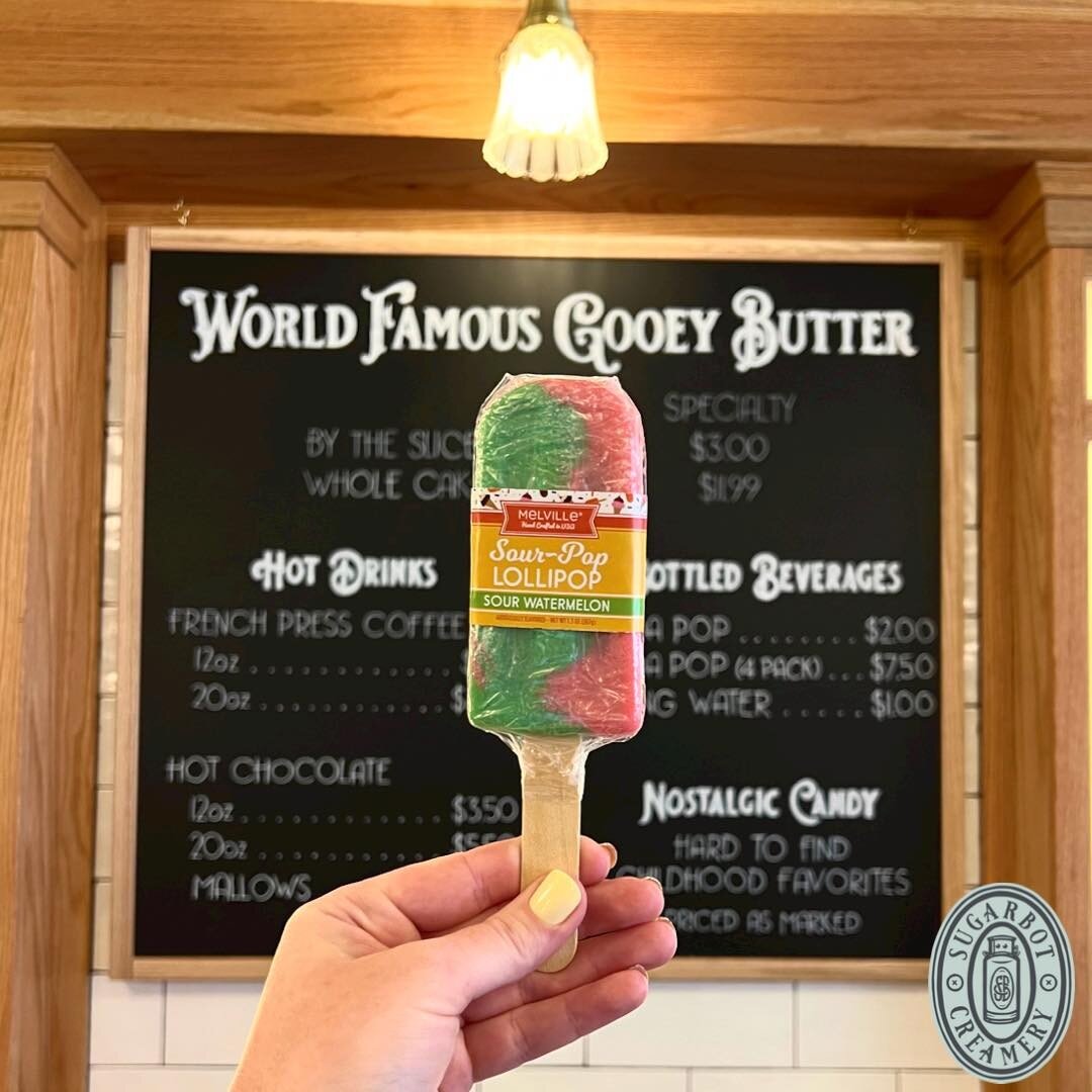 Sure, we&rsquo;ve got delicious ice cream made right here on site, but have you seen our candy case?! 🍭🍬🍫

#sugarbotcreamery #candy #mainstreetstcharles #mainstreet #nostalgiccandy #nostalgiccandyshop #nostalgiccandystore #sourcandy #sourwatermelo