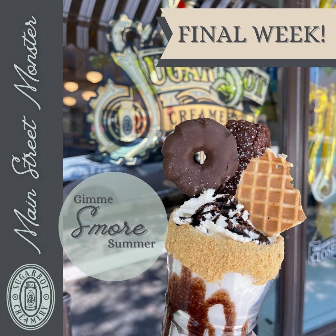 It&rsquo;s the final countdown! This Wednesday-Sunday is your last chance to try our July Main Street Monster milkshake. 🍫🍨🤤

#housemadeicecream #sugarbotcreamery #housemademilkshake #mainstreetstcharles #handcrafted #mainstreetmonster #discoverst