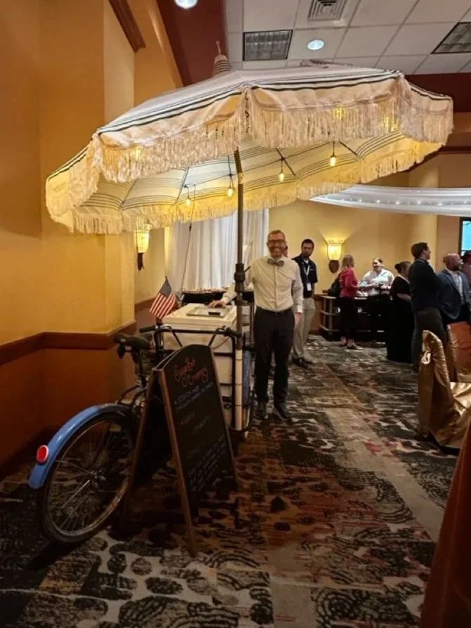 SugarBot Creamery's Ice Cream Bike at a Corporate Event