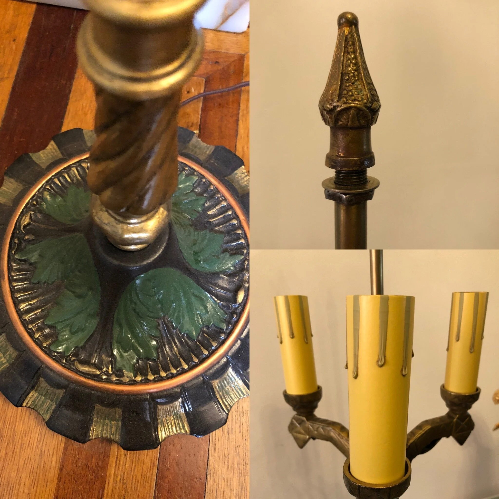 Not art-related but LOOK at this incredible lamp I got for $3. I’m in love.