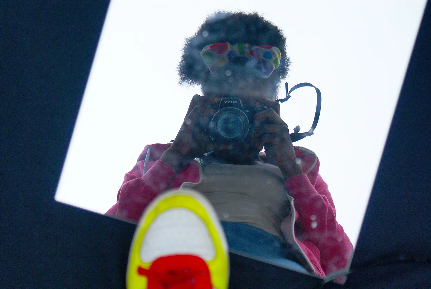  My reflection and my favourite shoes  - Lillian (12) 