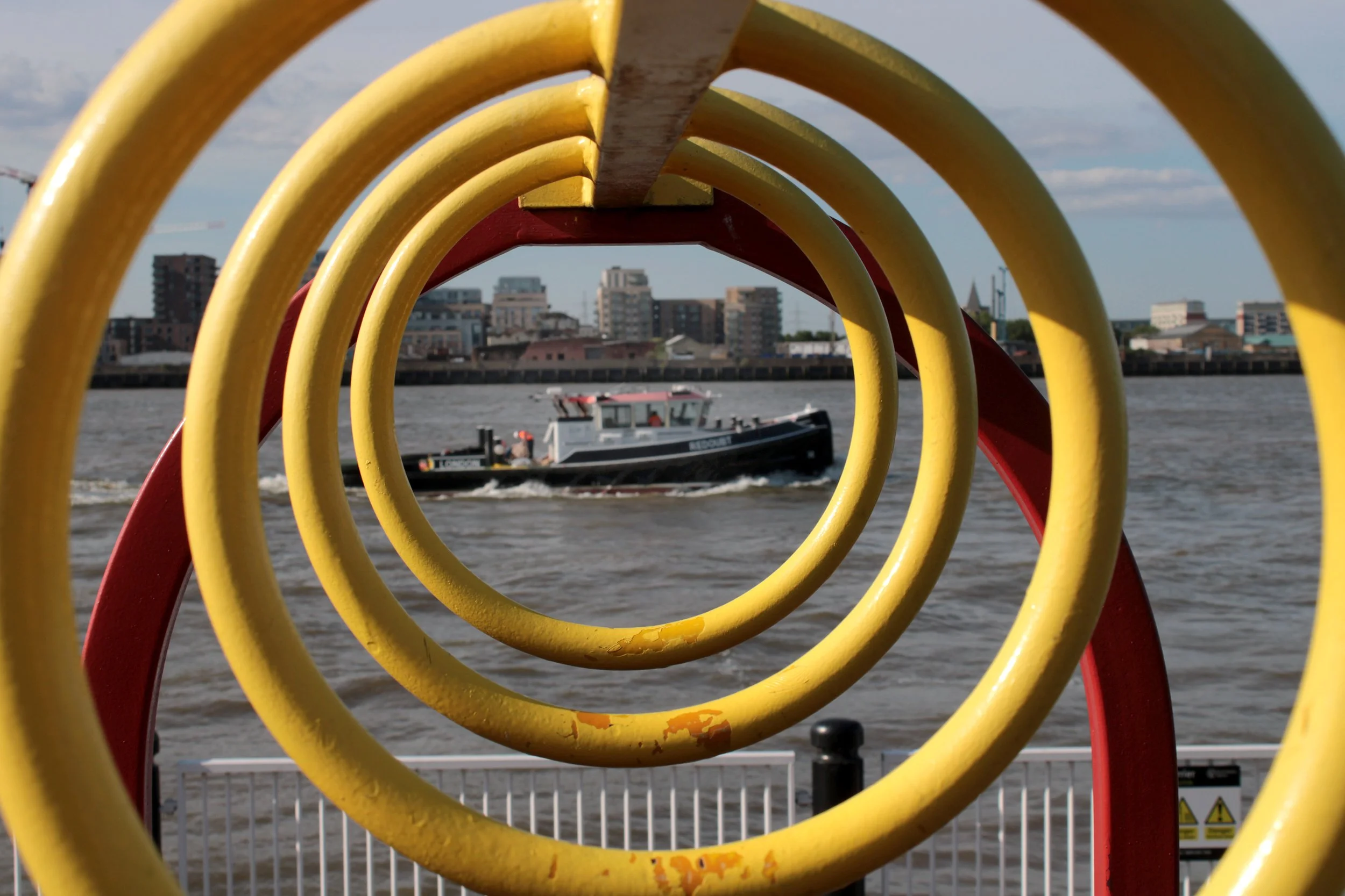 The boat through the monkey bars – Logan age 12