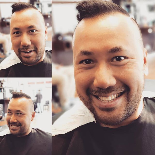 My man Tan Tan getting the @gordonhayward,Barbers Edge Pomade... The Barbers Edge 
#hairstyle #haircut #hair #freshcuts #barber #barbershop #barbersworld #barbershopconnect #eastcoastbarber #northshorebarber #hairgoals #hairstylist #beard #beardgang 