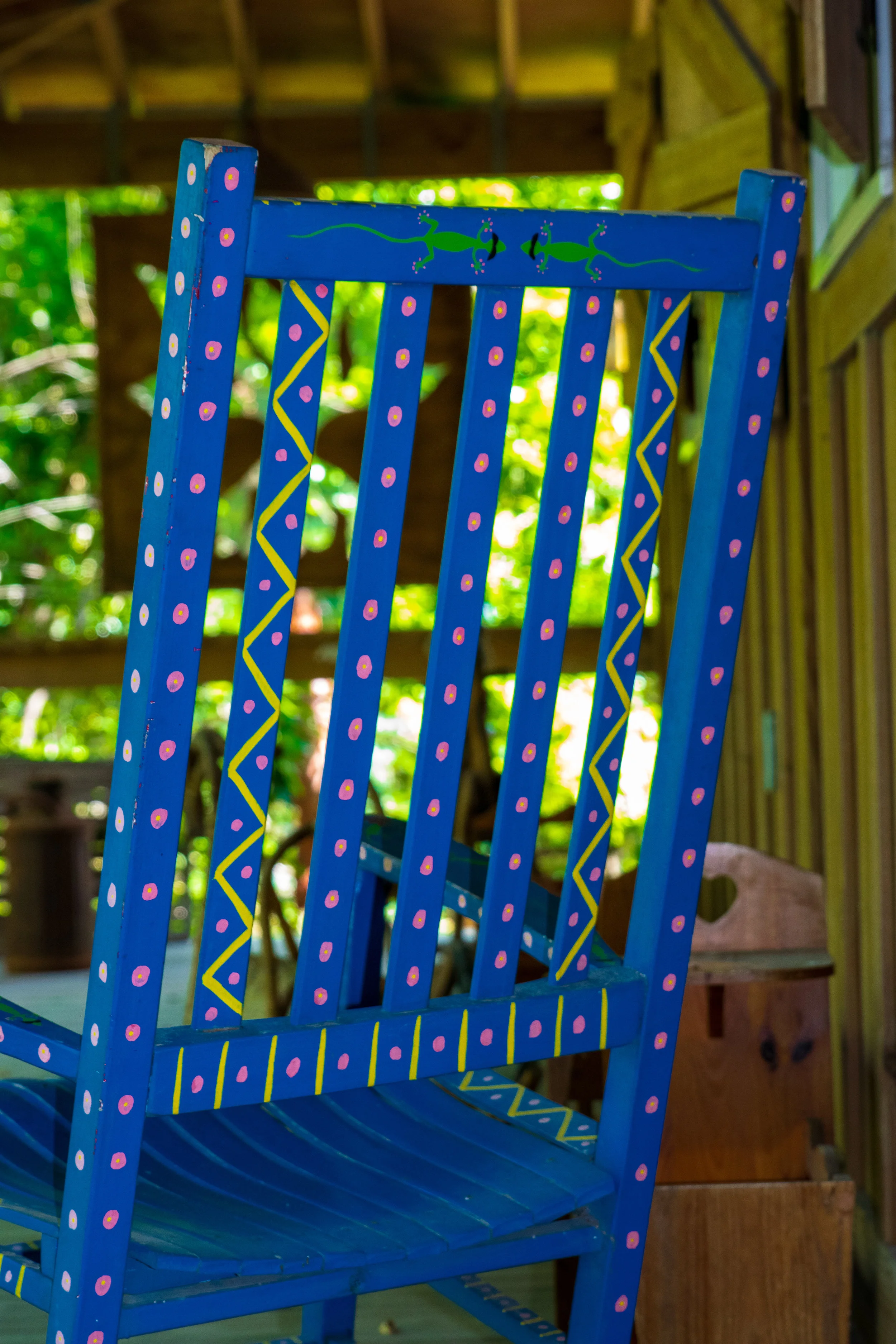 Painted Rocking Chair at Craine Point