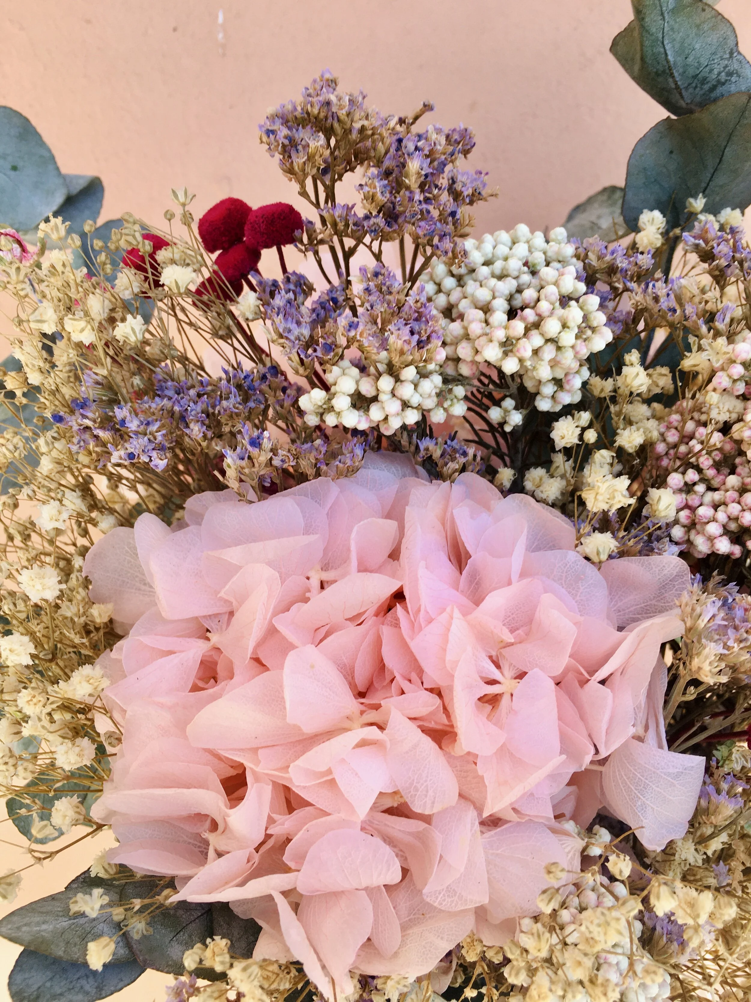 centros de flores preservadas