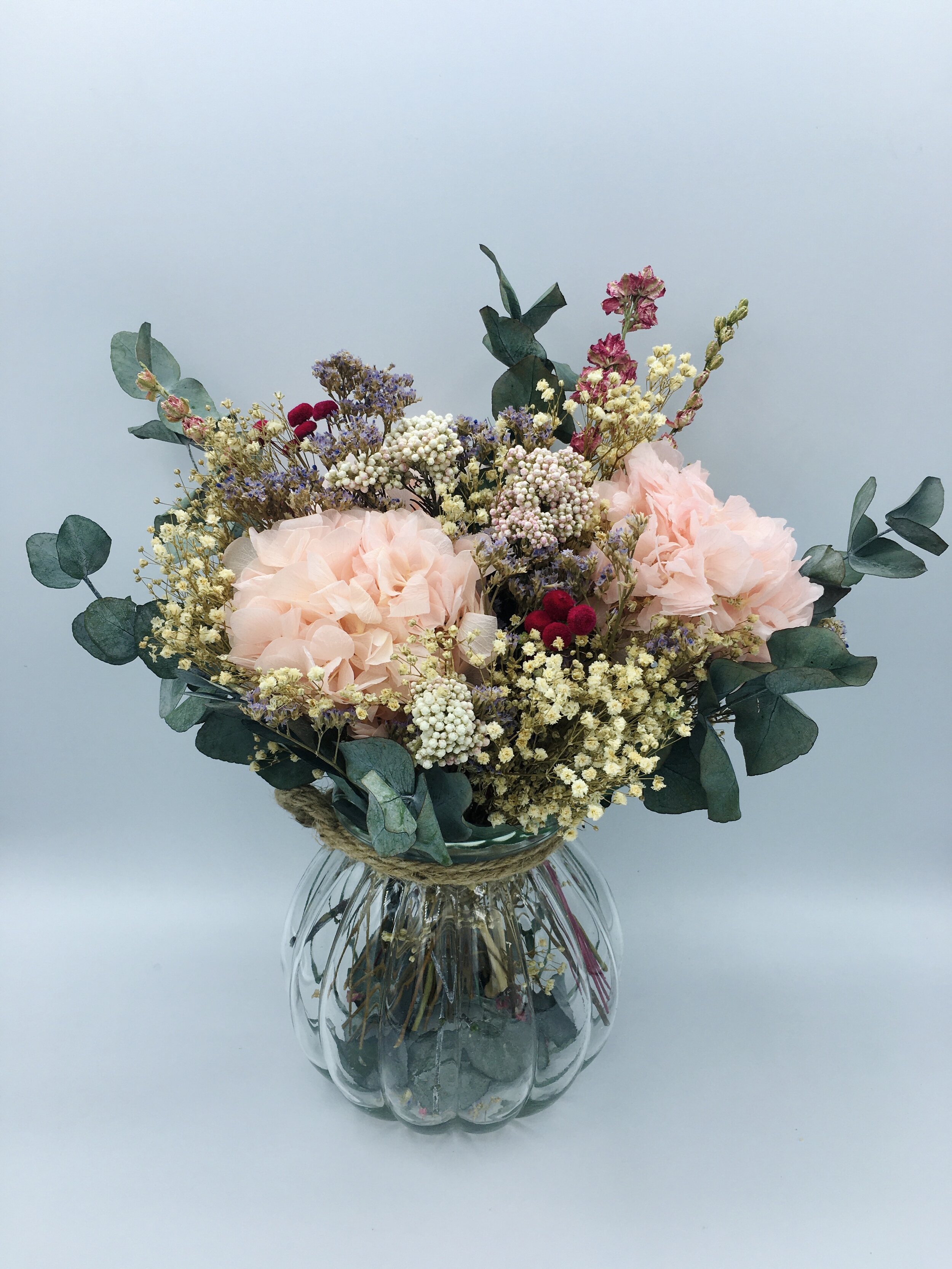 centros de flores preservadas