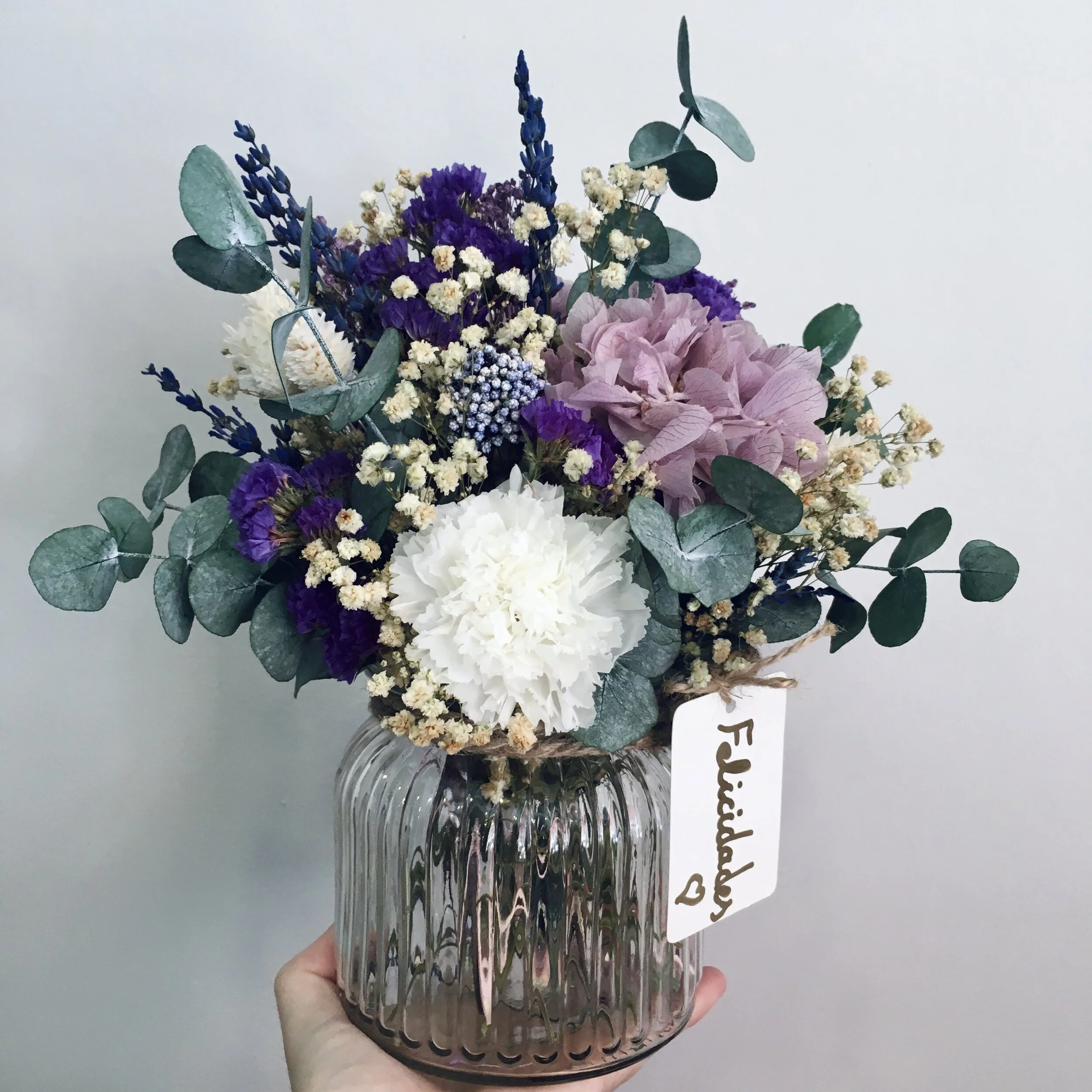 centros de flores preservadas
