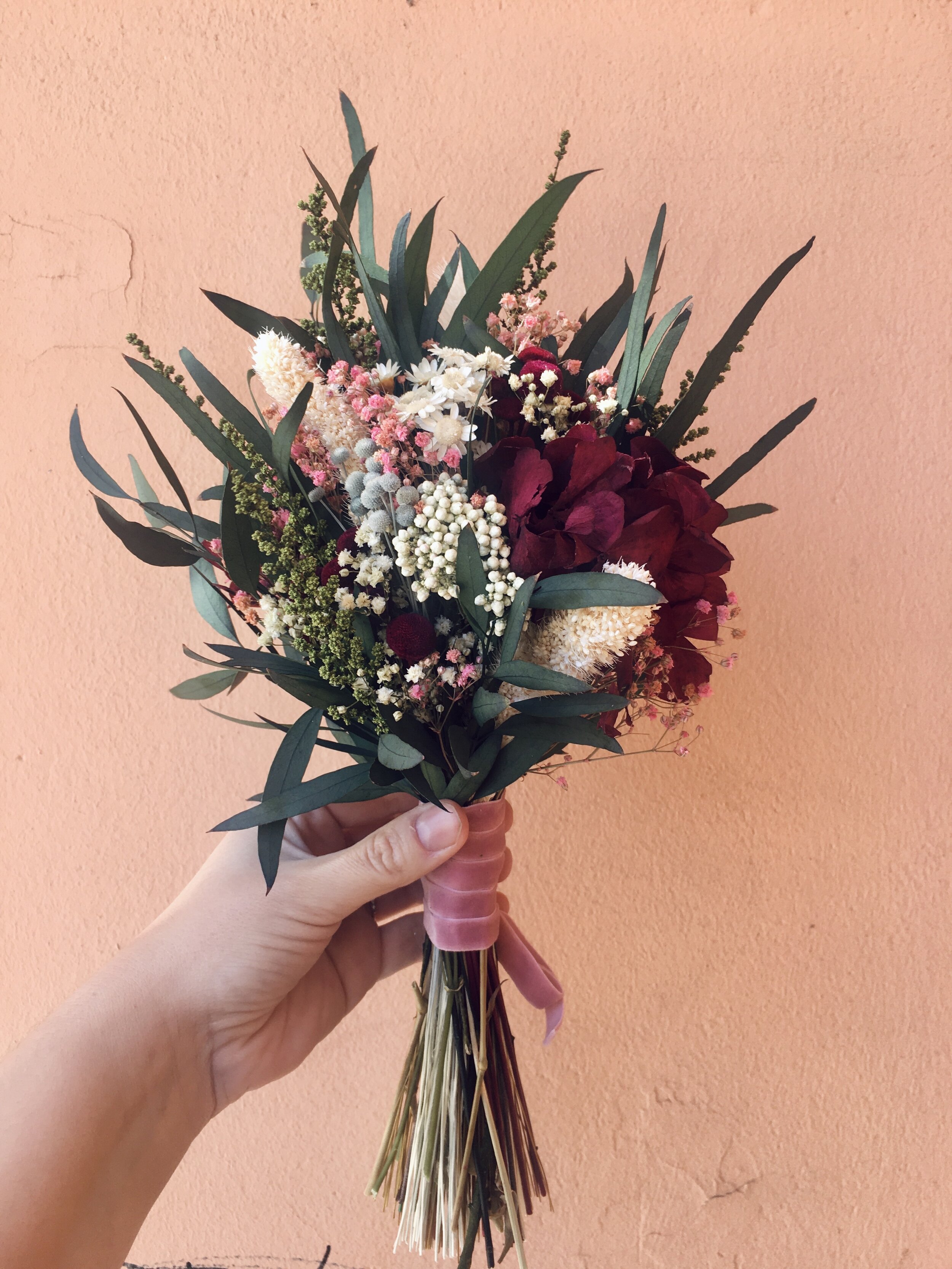 ramos de novia preservados