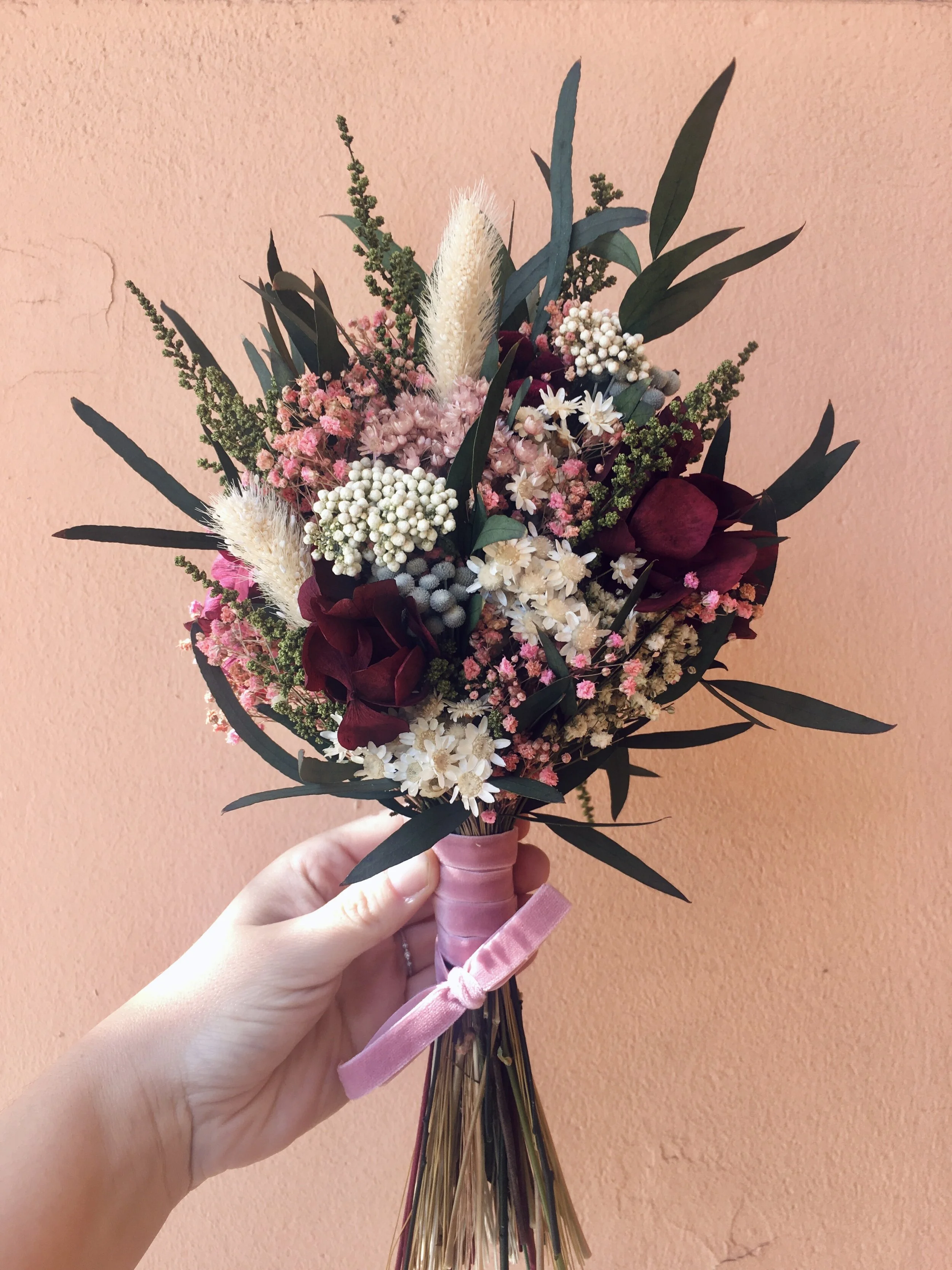 ramos de novia preservados