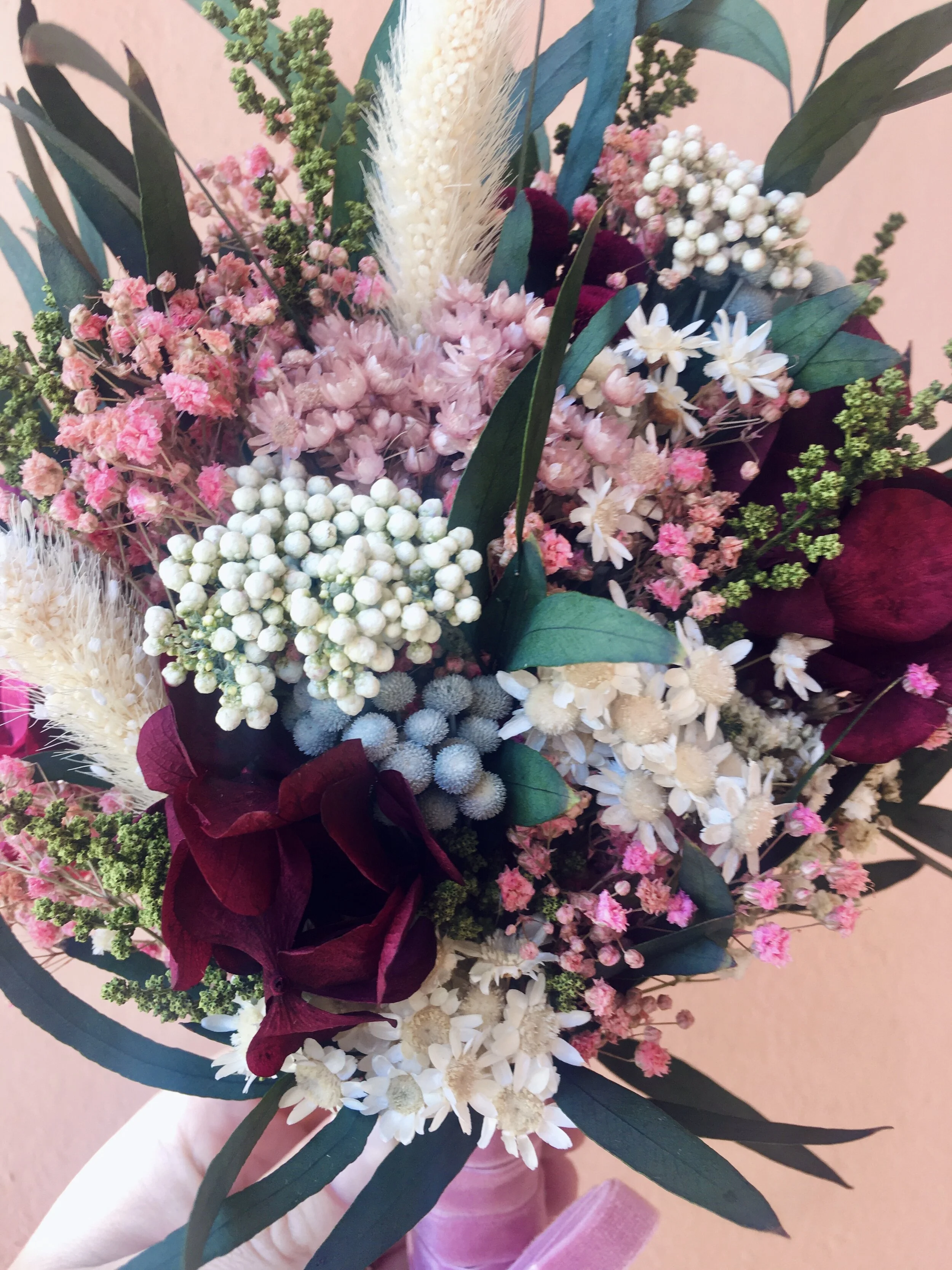 ramos de novia preservados