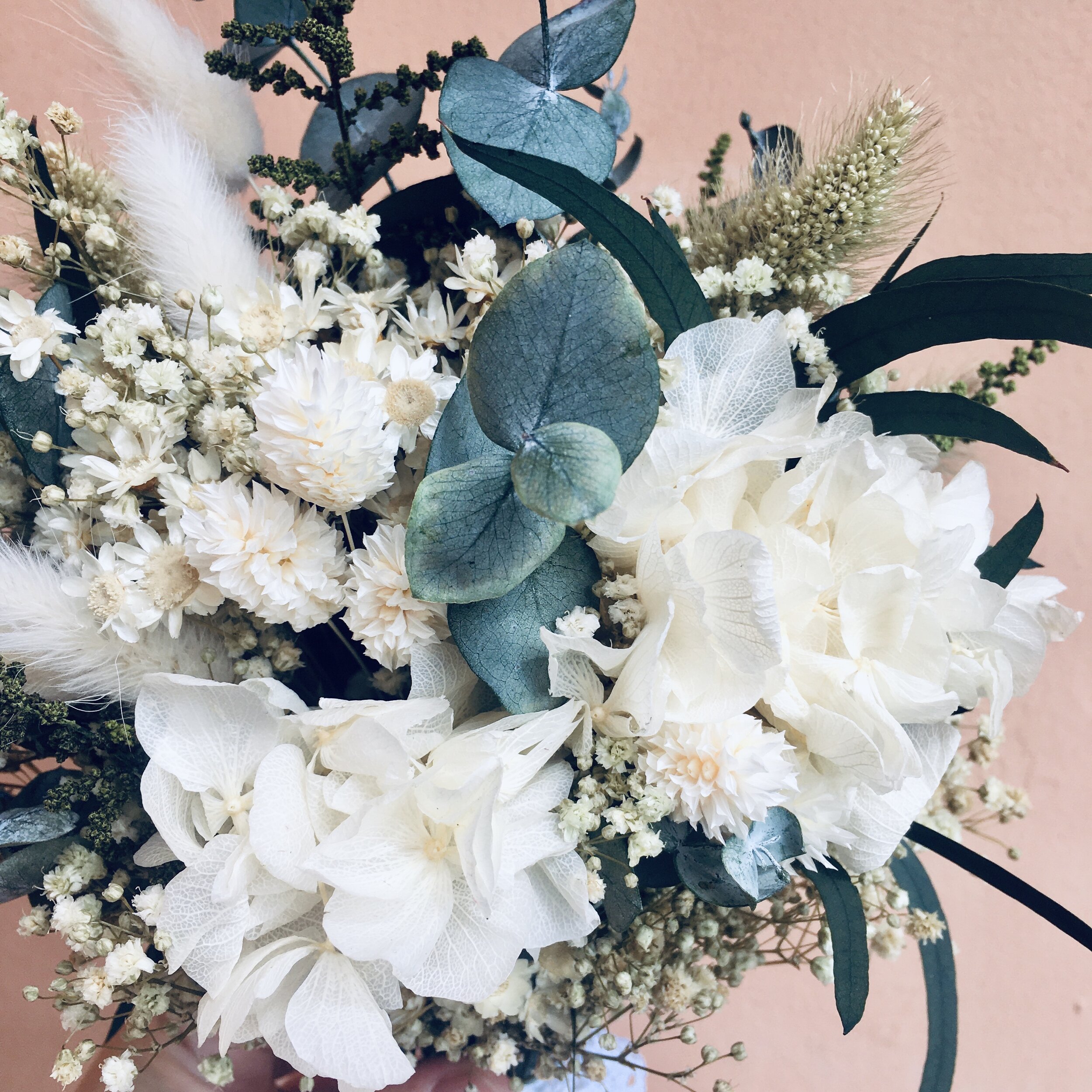 ramos de novia preservados