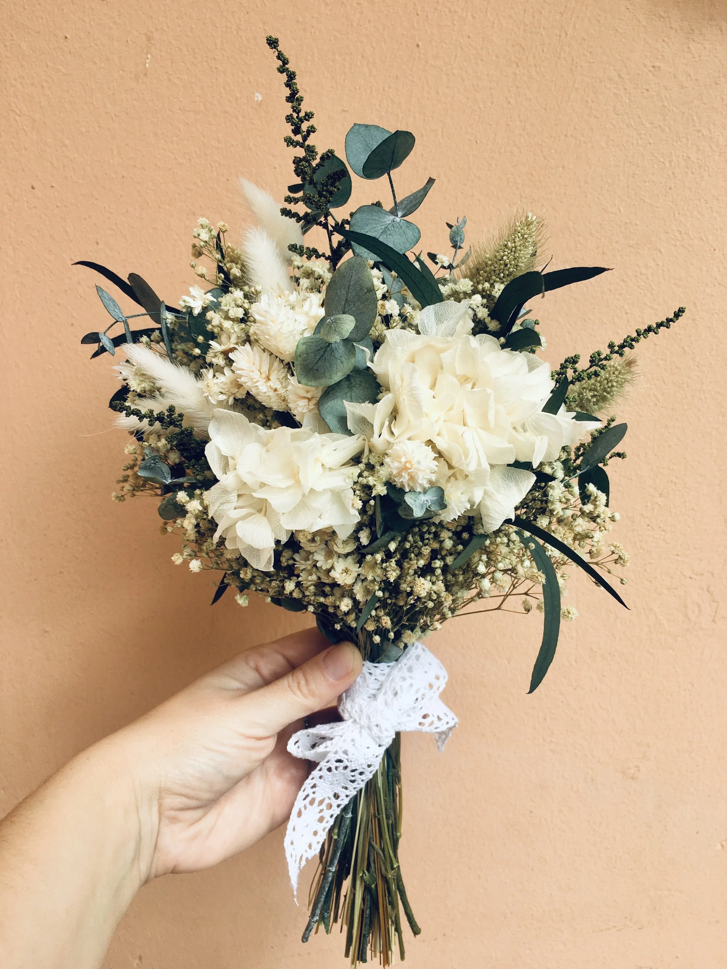 ramos de novia preservados