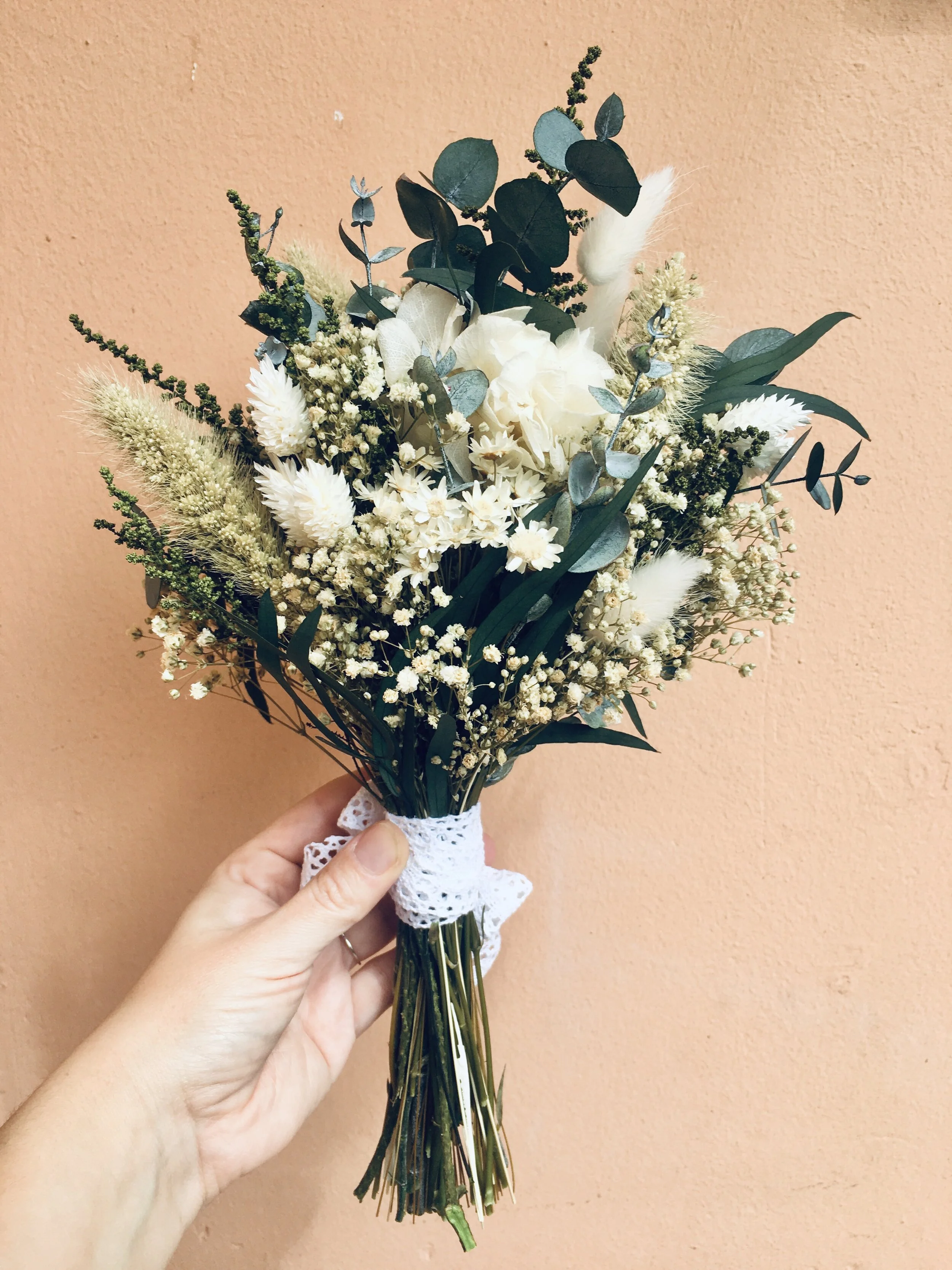 ramos de novia preservados