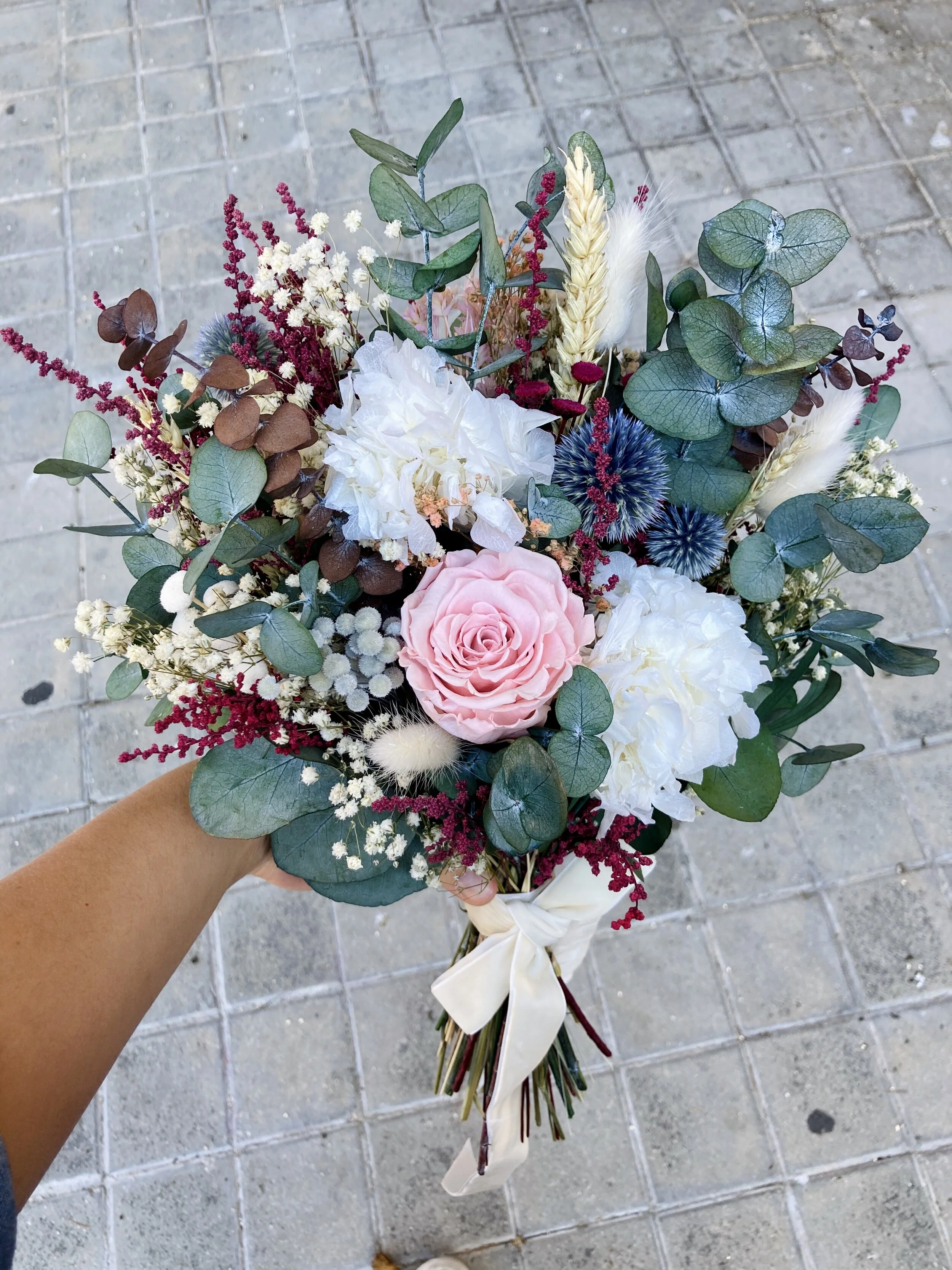 ramos de novia preservados