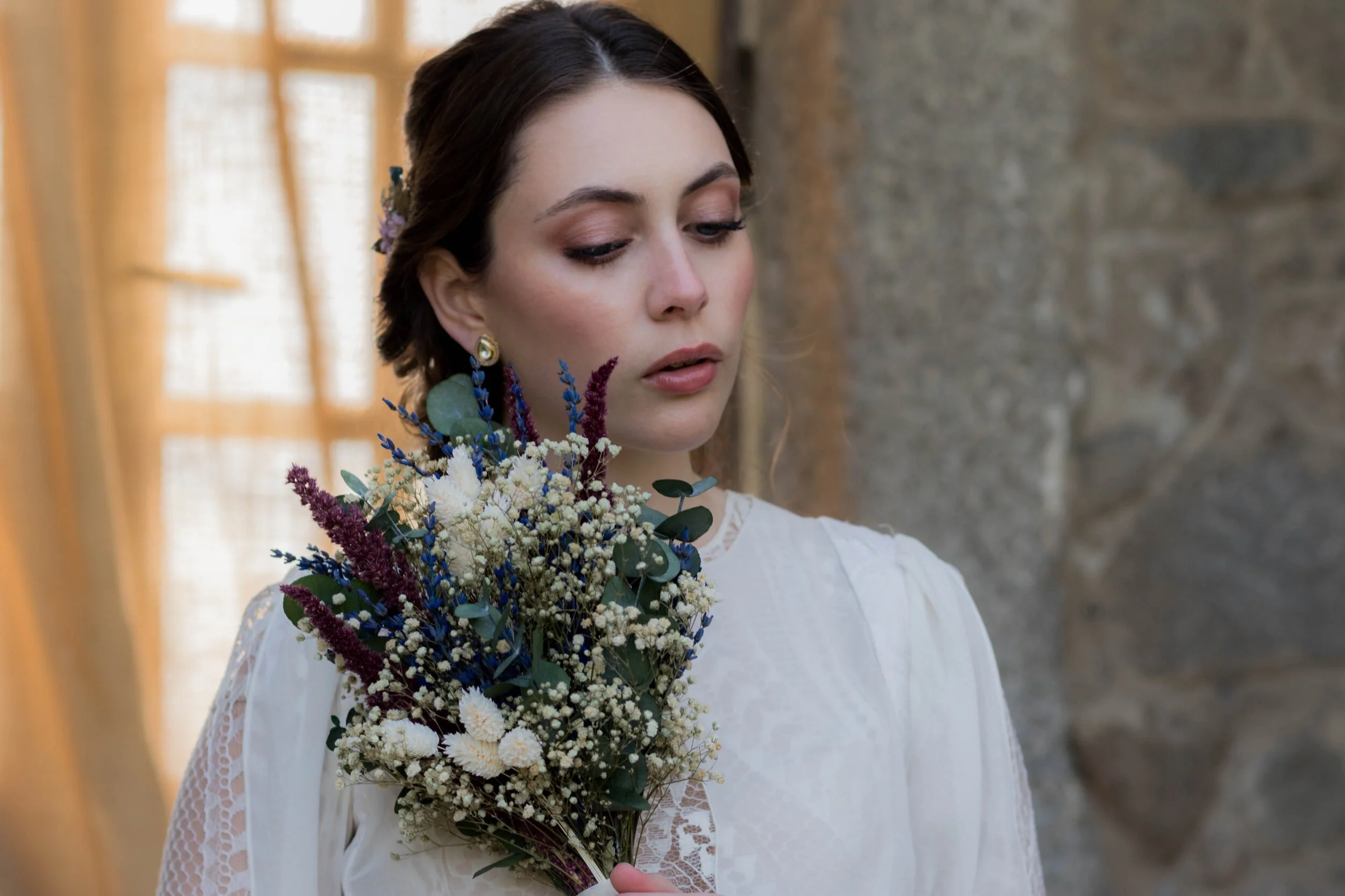 ramo de flores preservadas