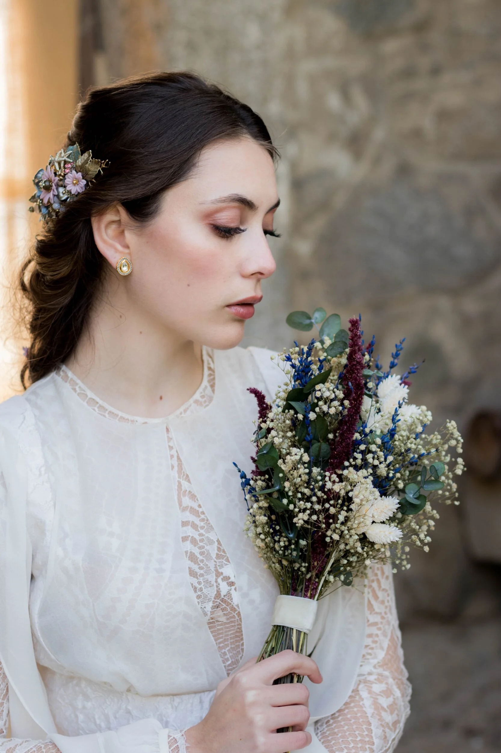 ramo de flores preservadas