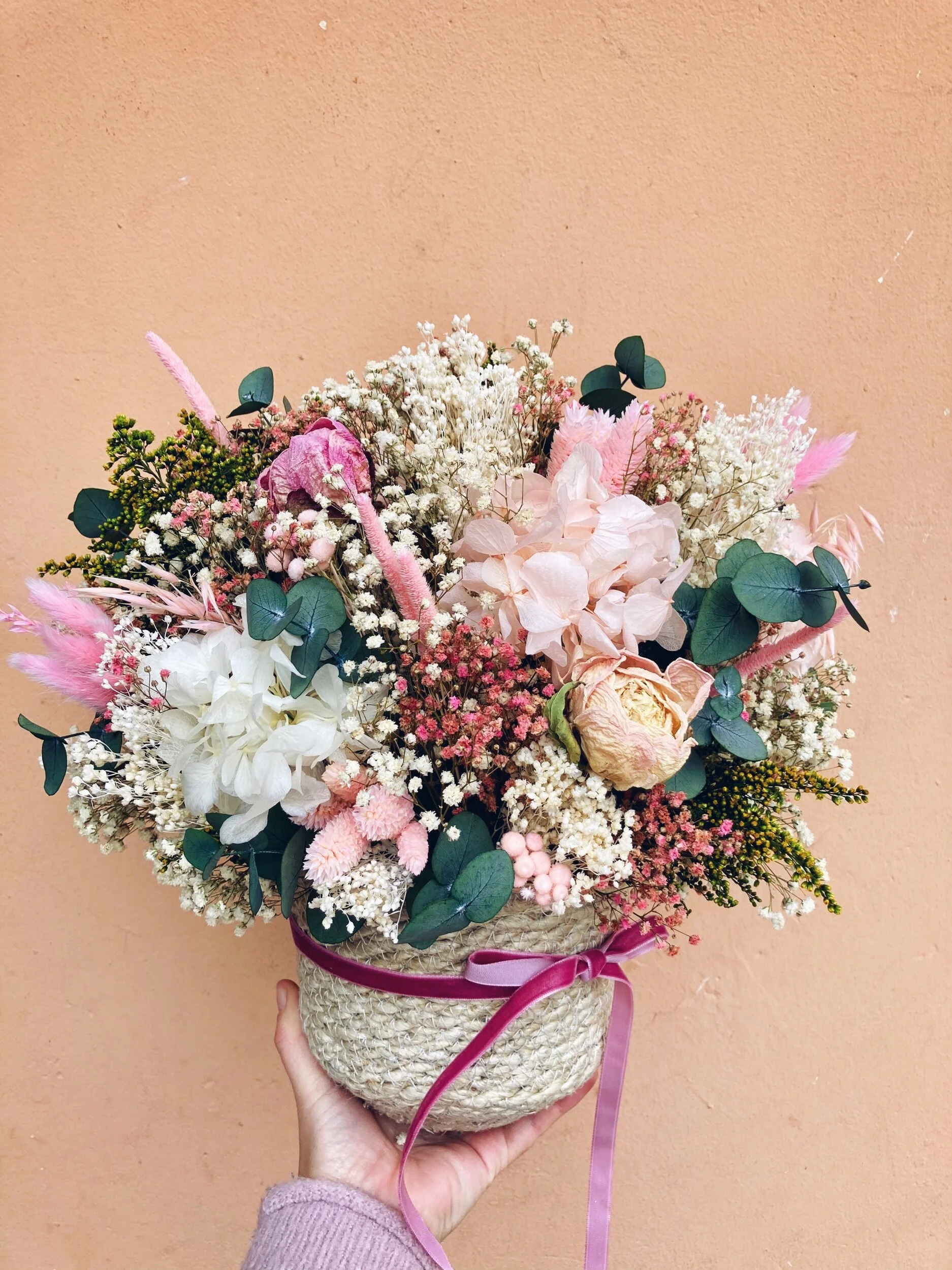 centros de flores secas