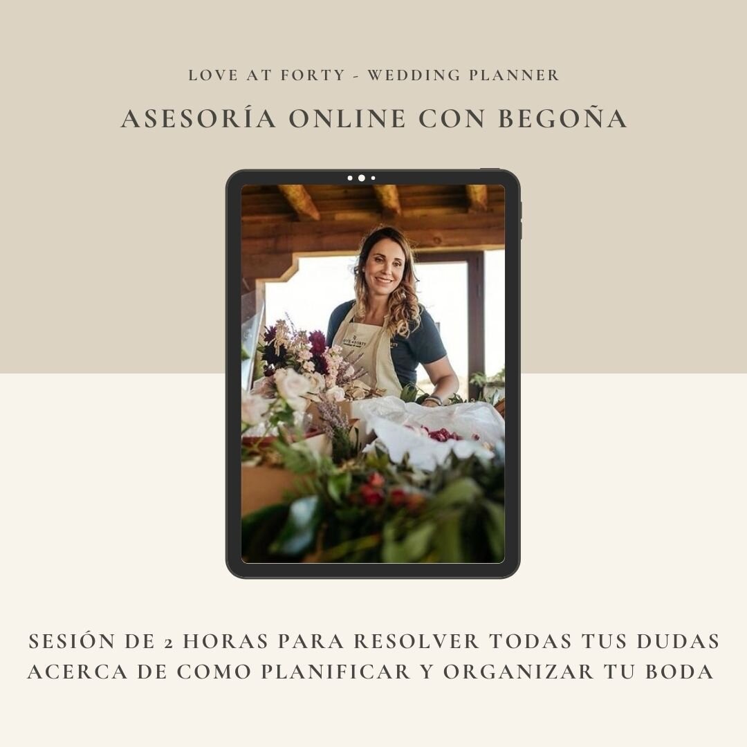 Sesión de asesoramiento con wedding planner