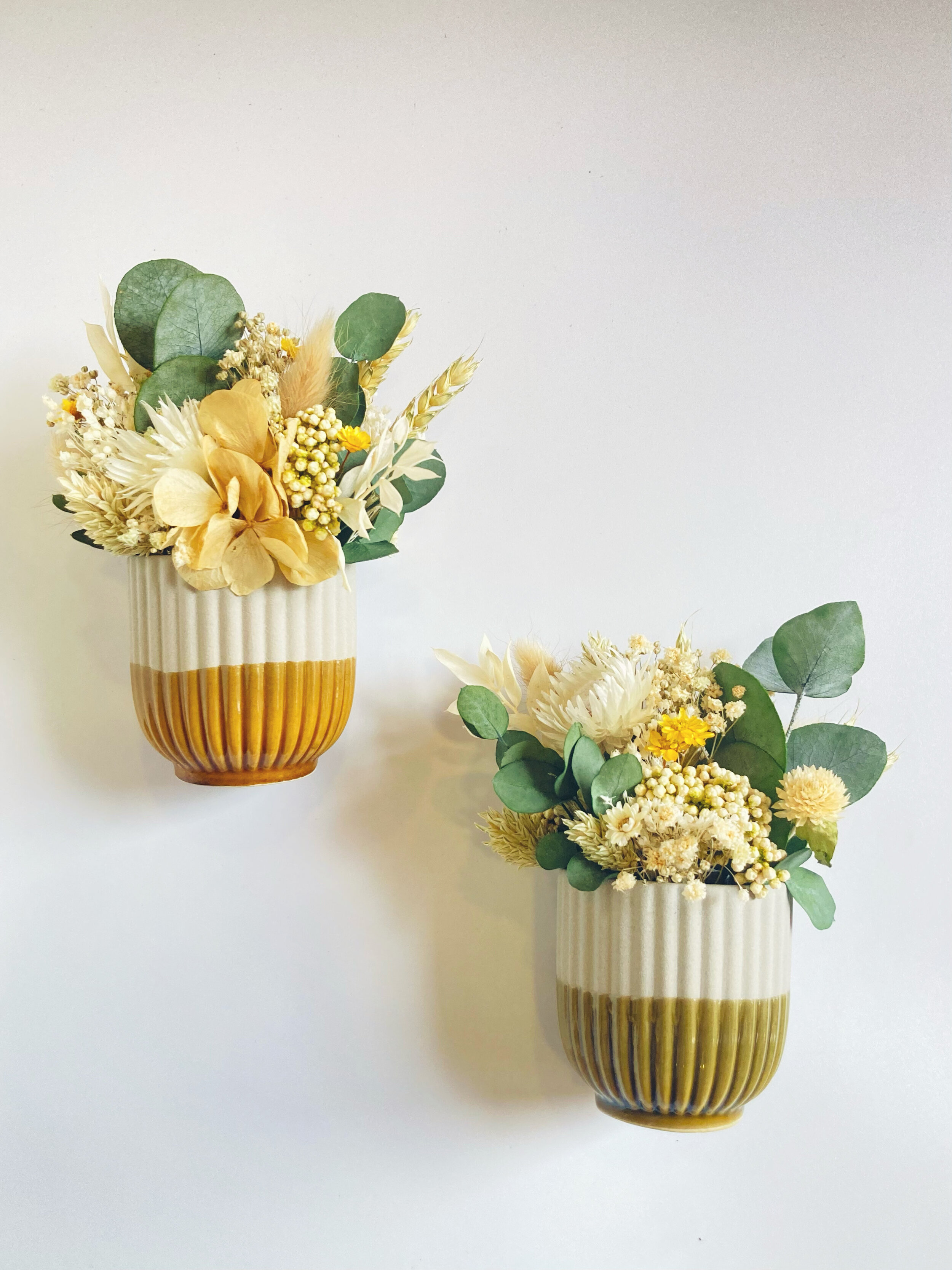 centros de flores preservadas