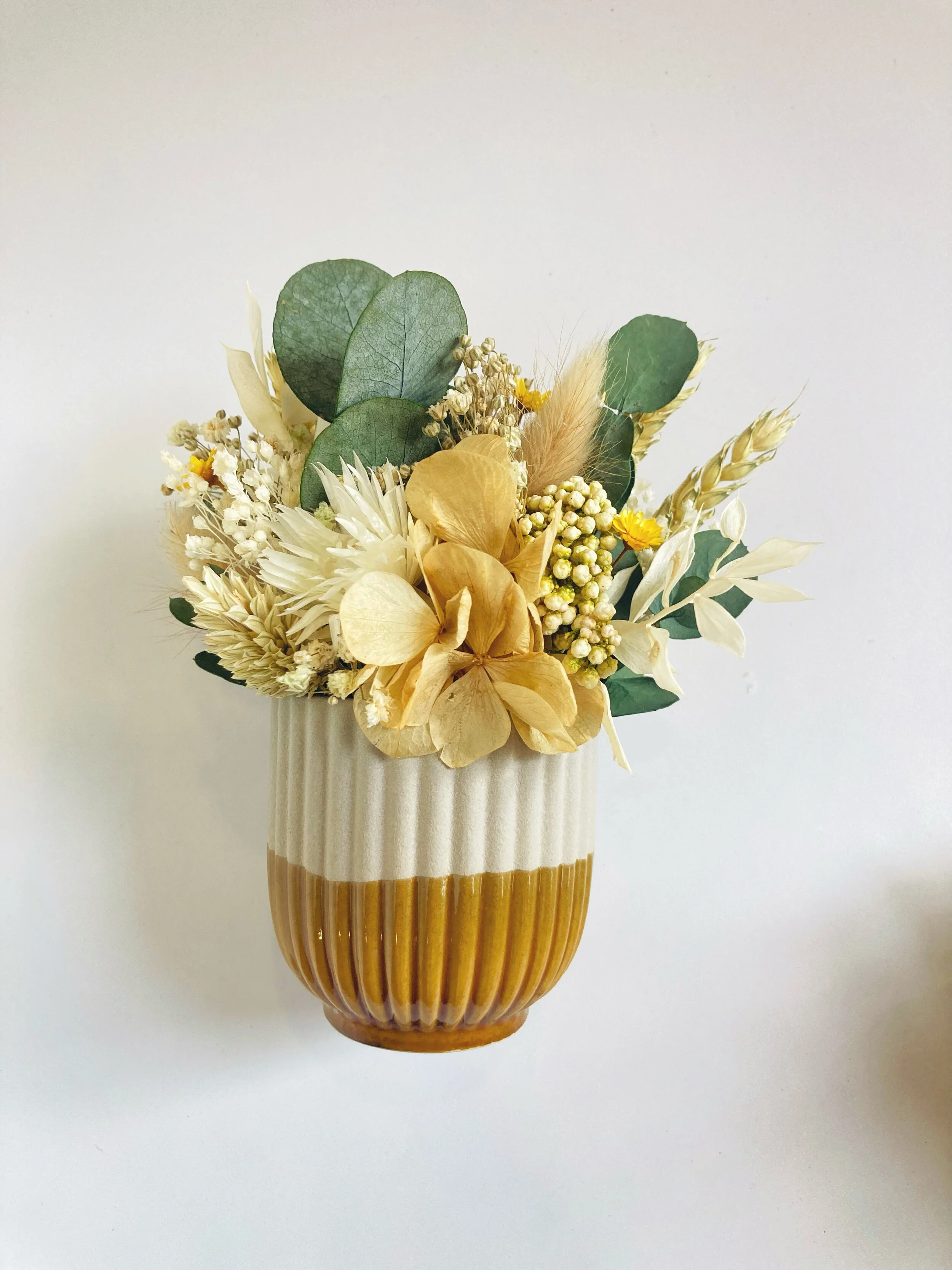 centros de flores preservadas