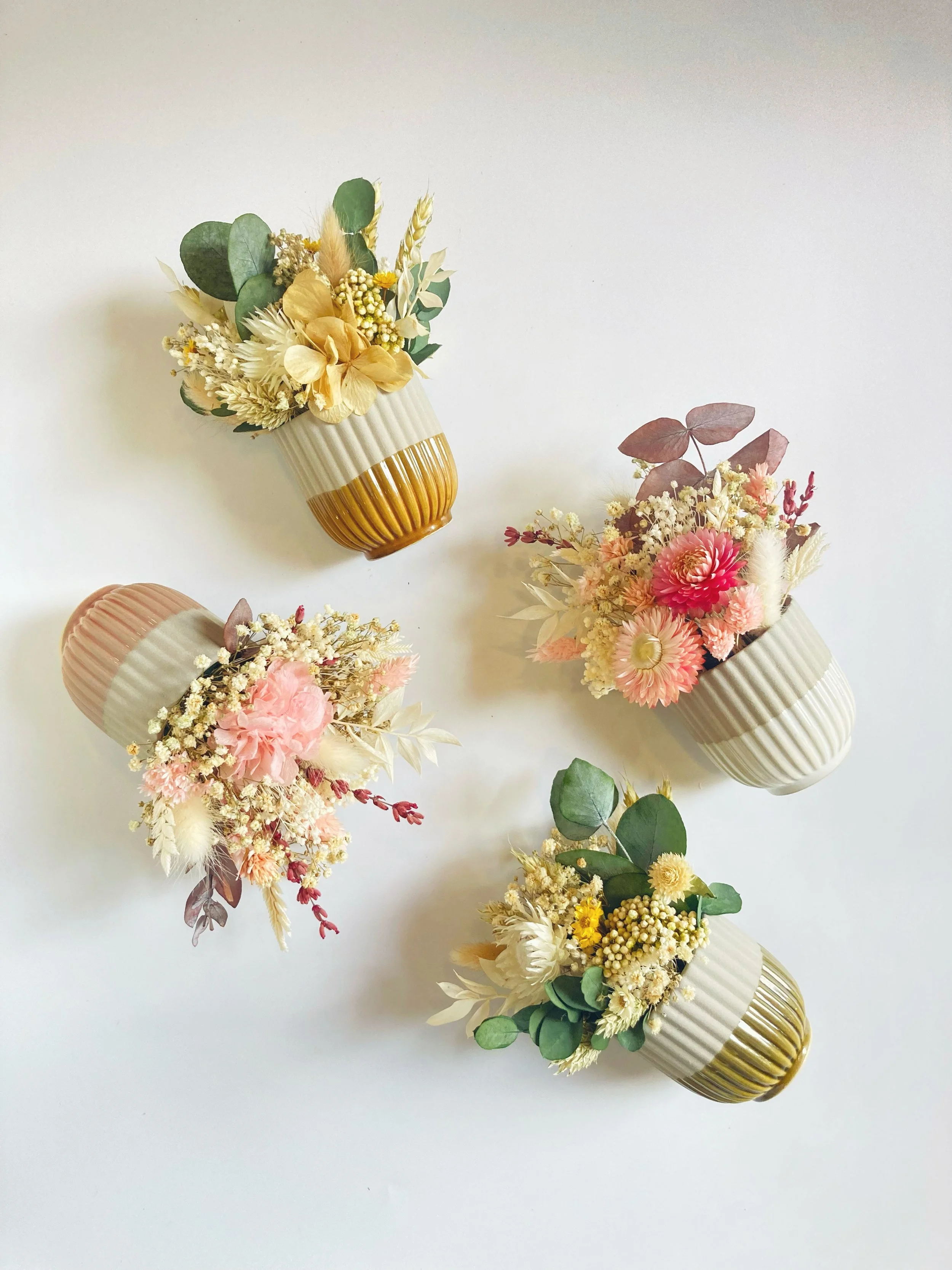 centros de flores preservadas