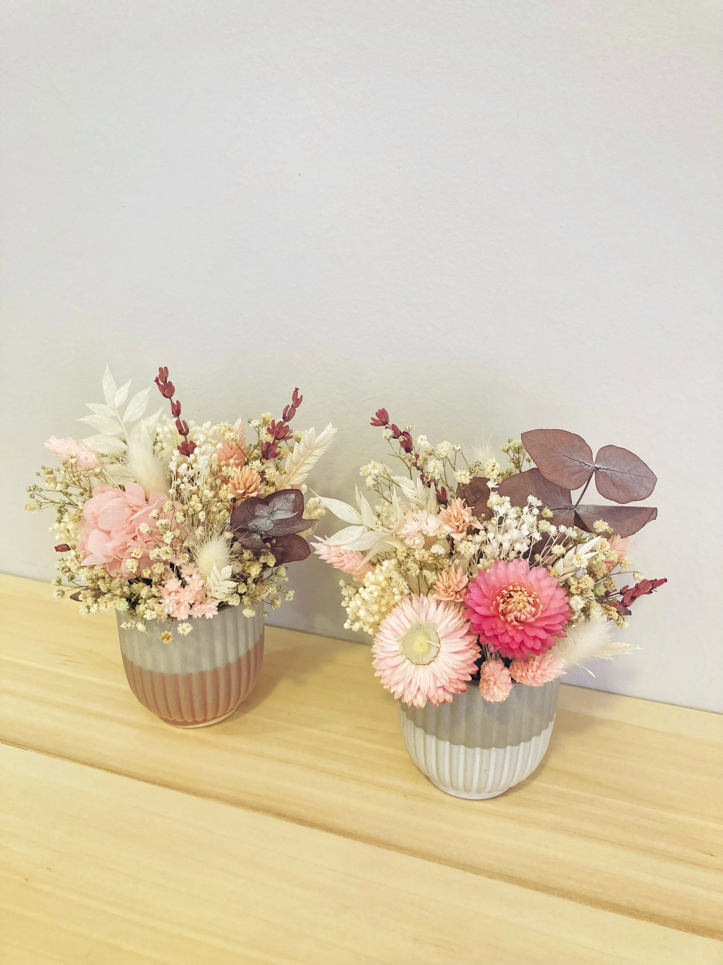 centros de flores preservadas