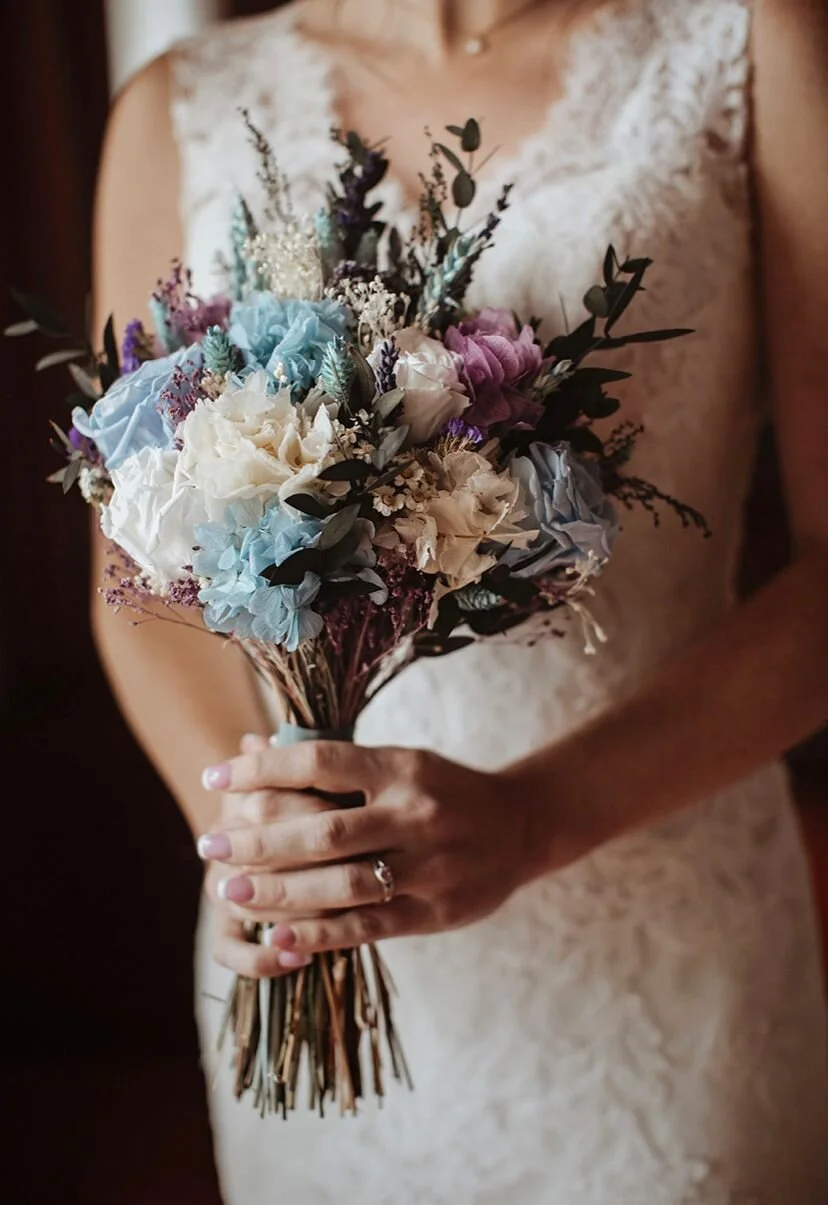 ramos flores preservadas