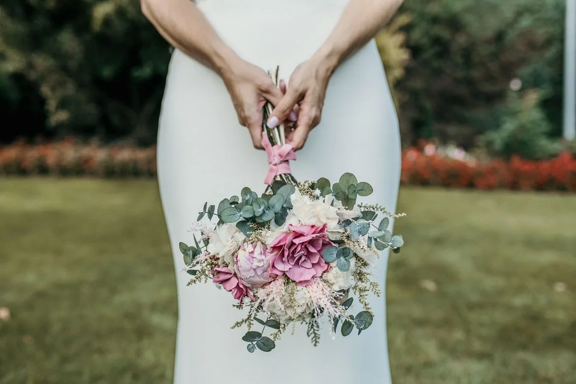 ramos flores preservadas novia