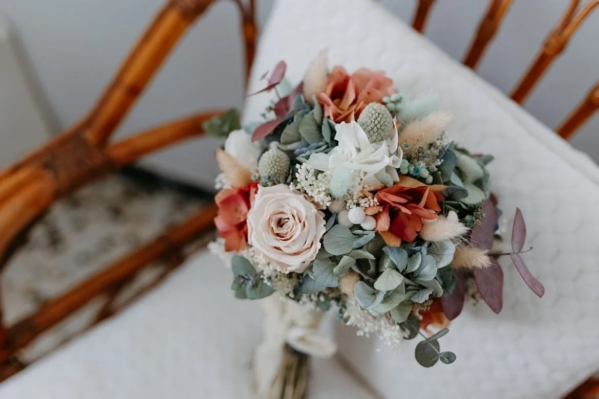 ramos novia flores preservadas