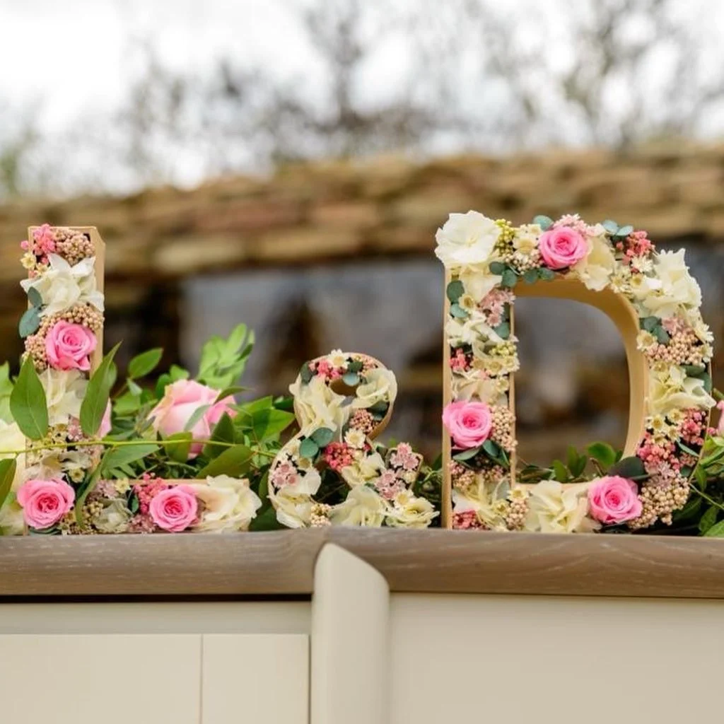 Letras de flores para regalar