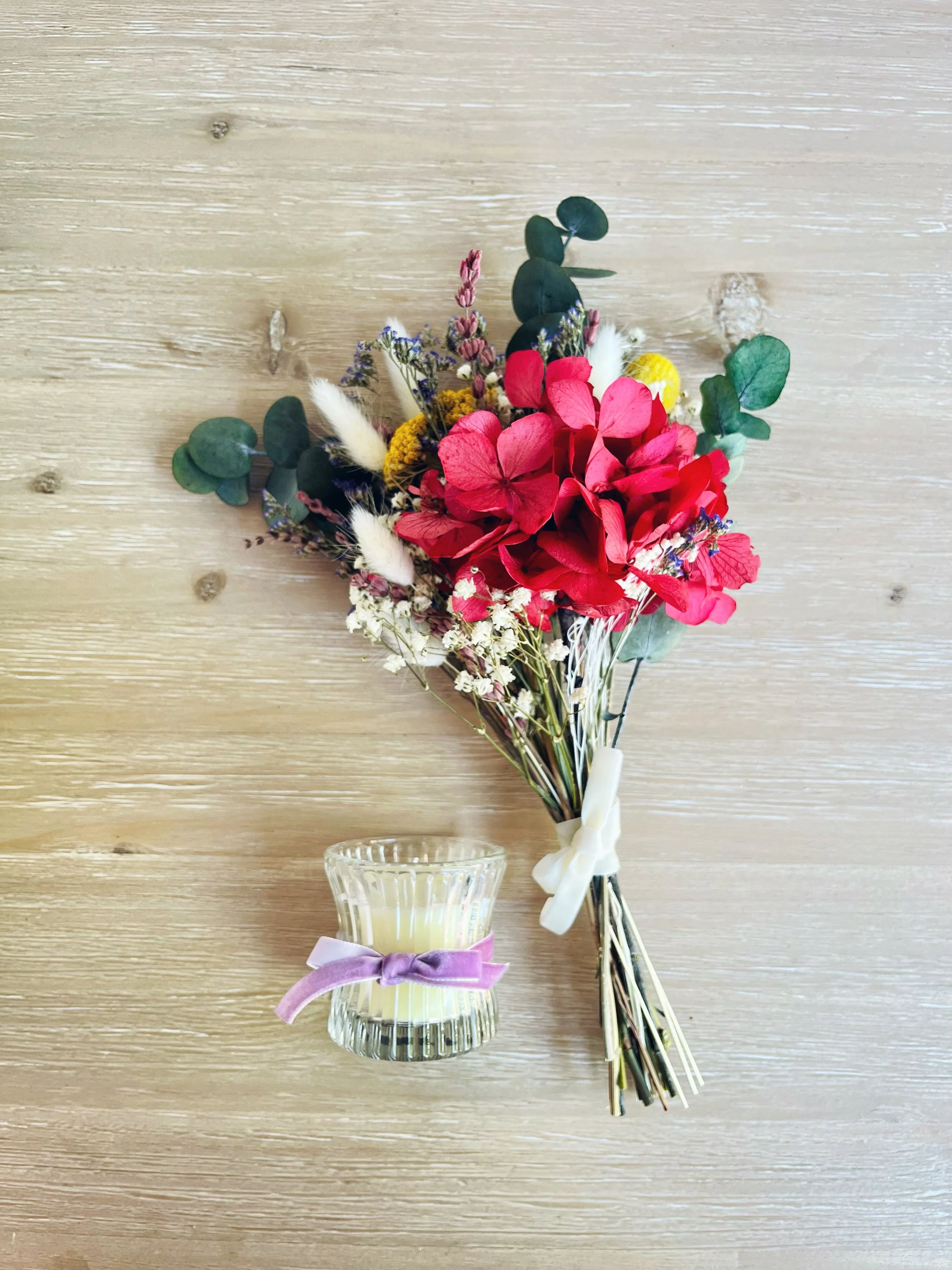 ramo flores preservadas