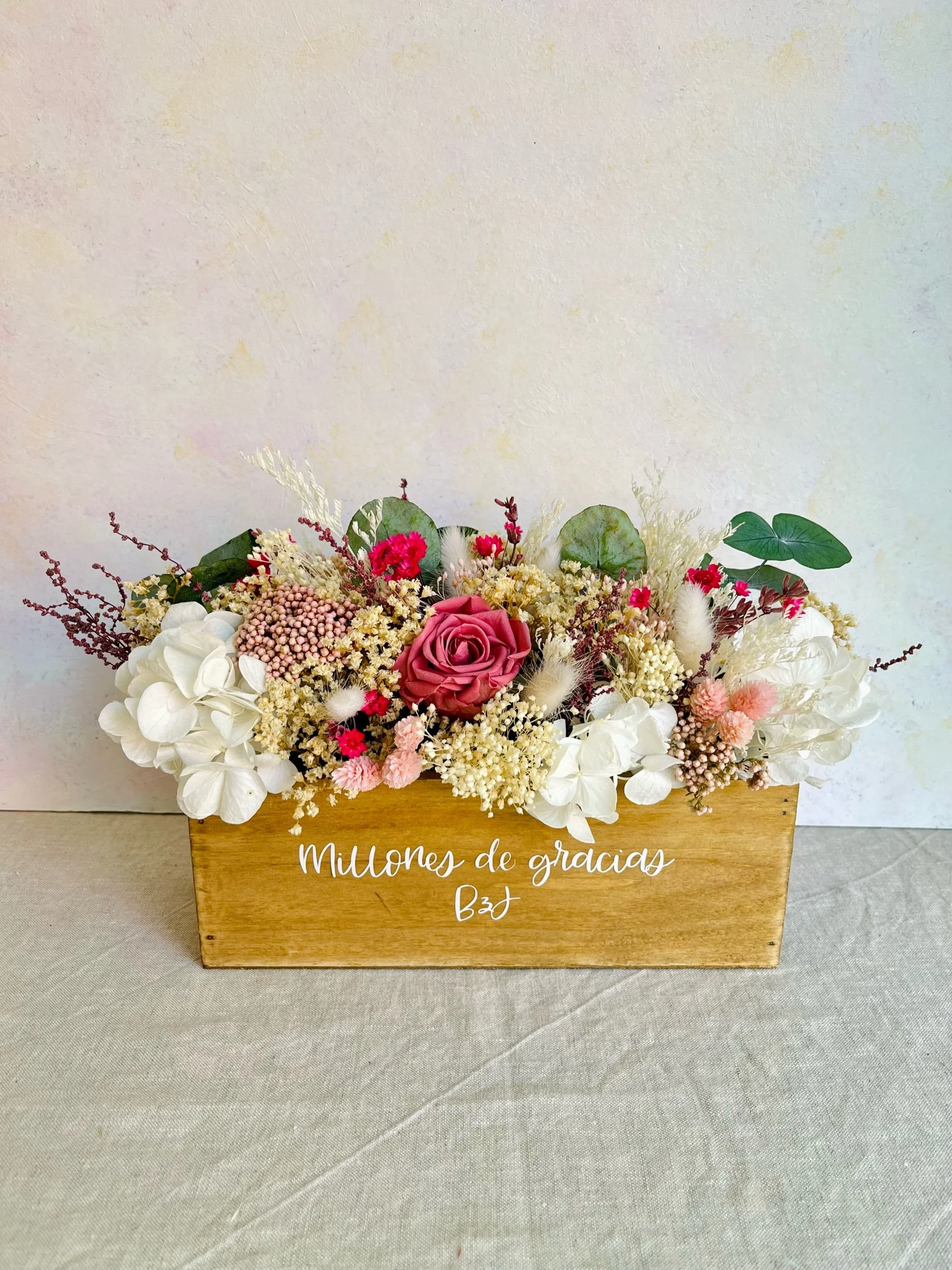 centros de mesa con flores preservadas para regalar