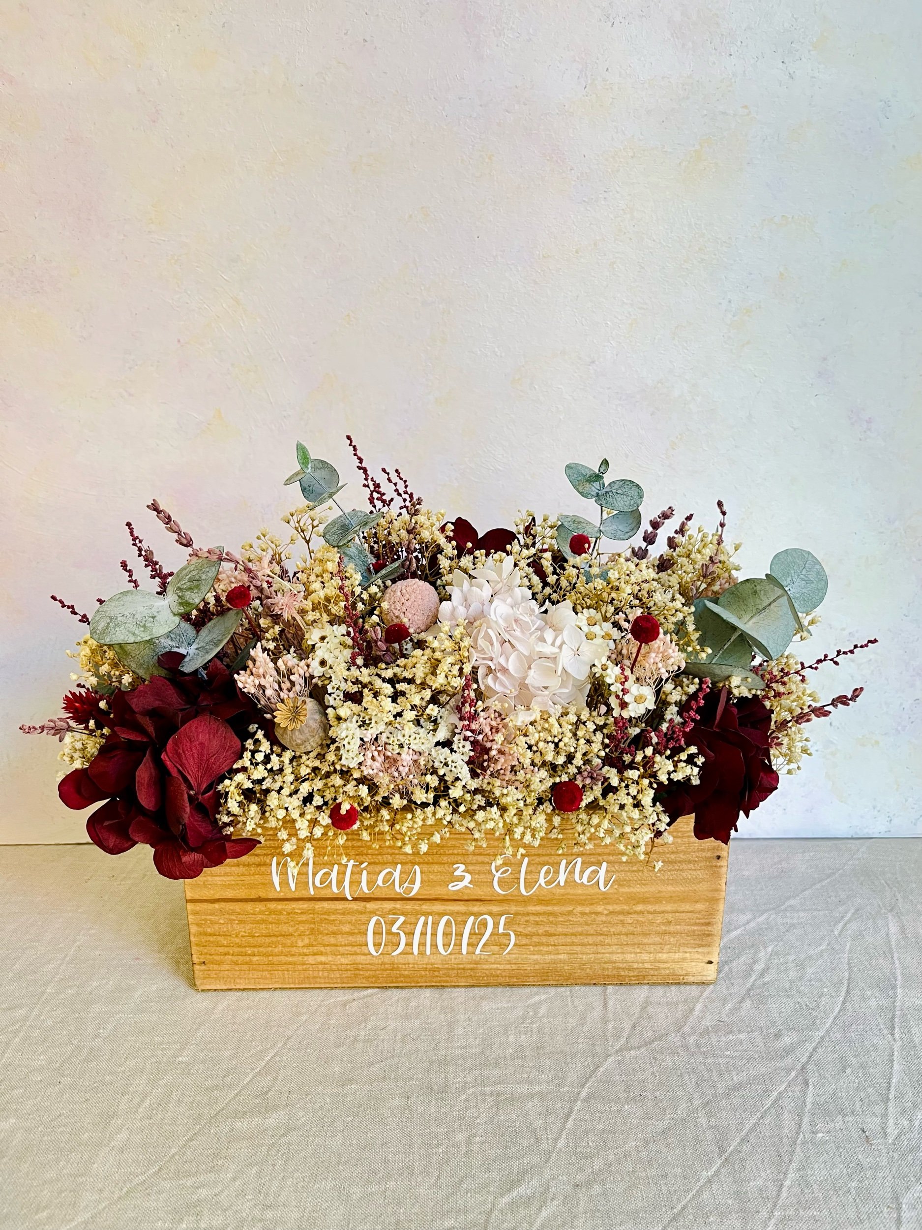 centros de mesa con flores preservadas para regalar