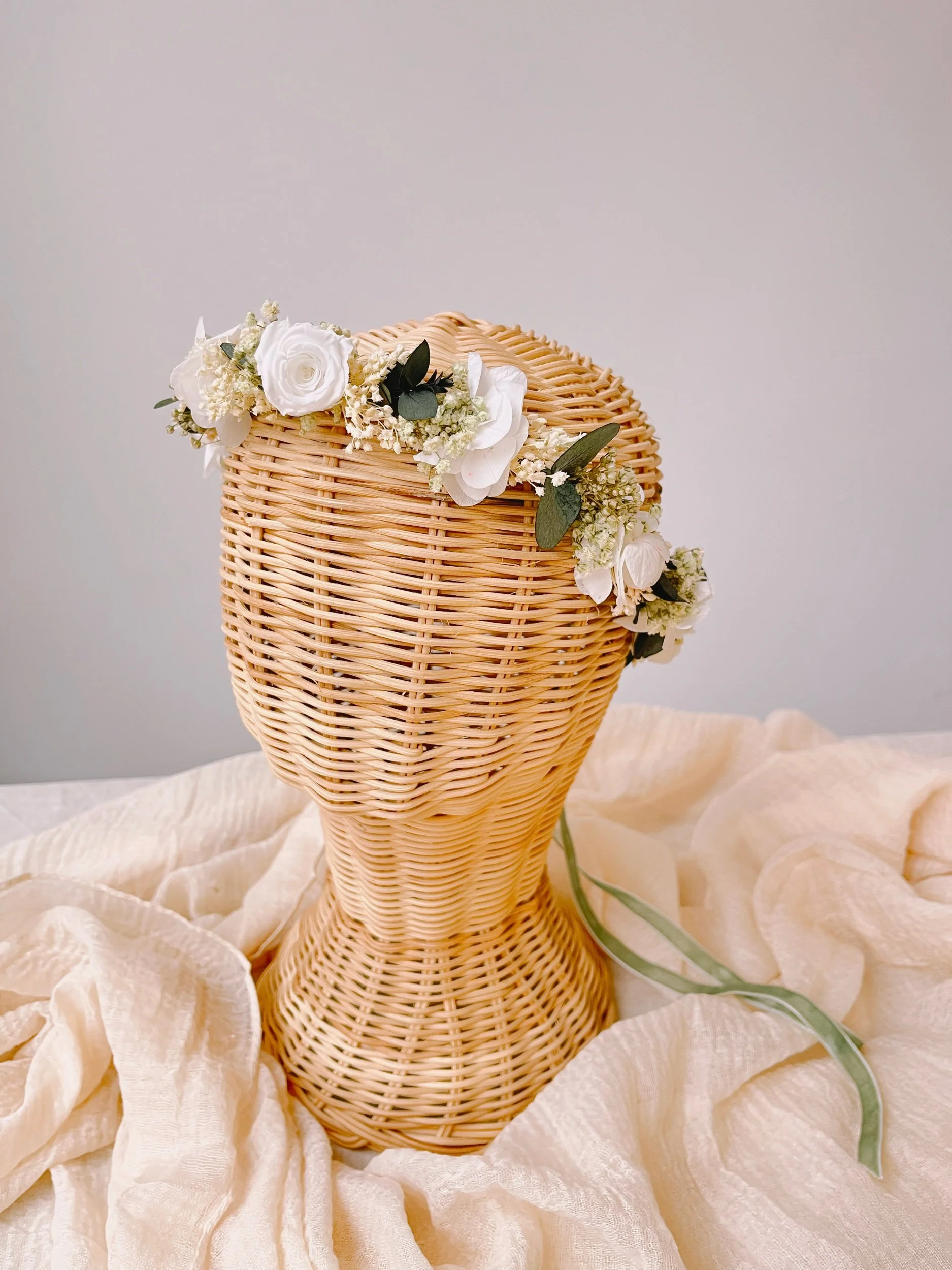 coronas de flores para niñas