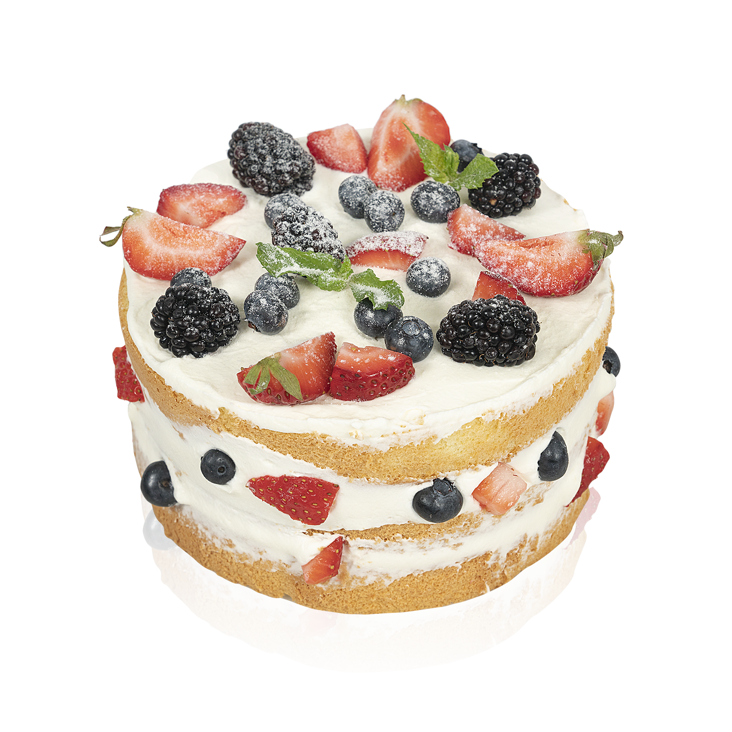 Mixed Fruit Naked Chiffon（混合水果裸蛋糕）