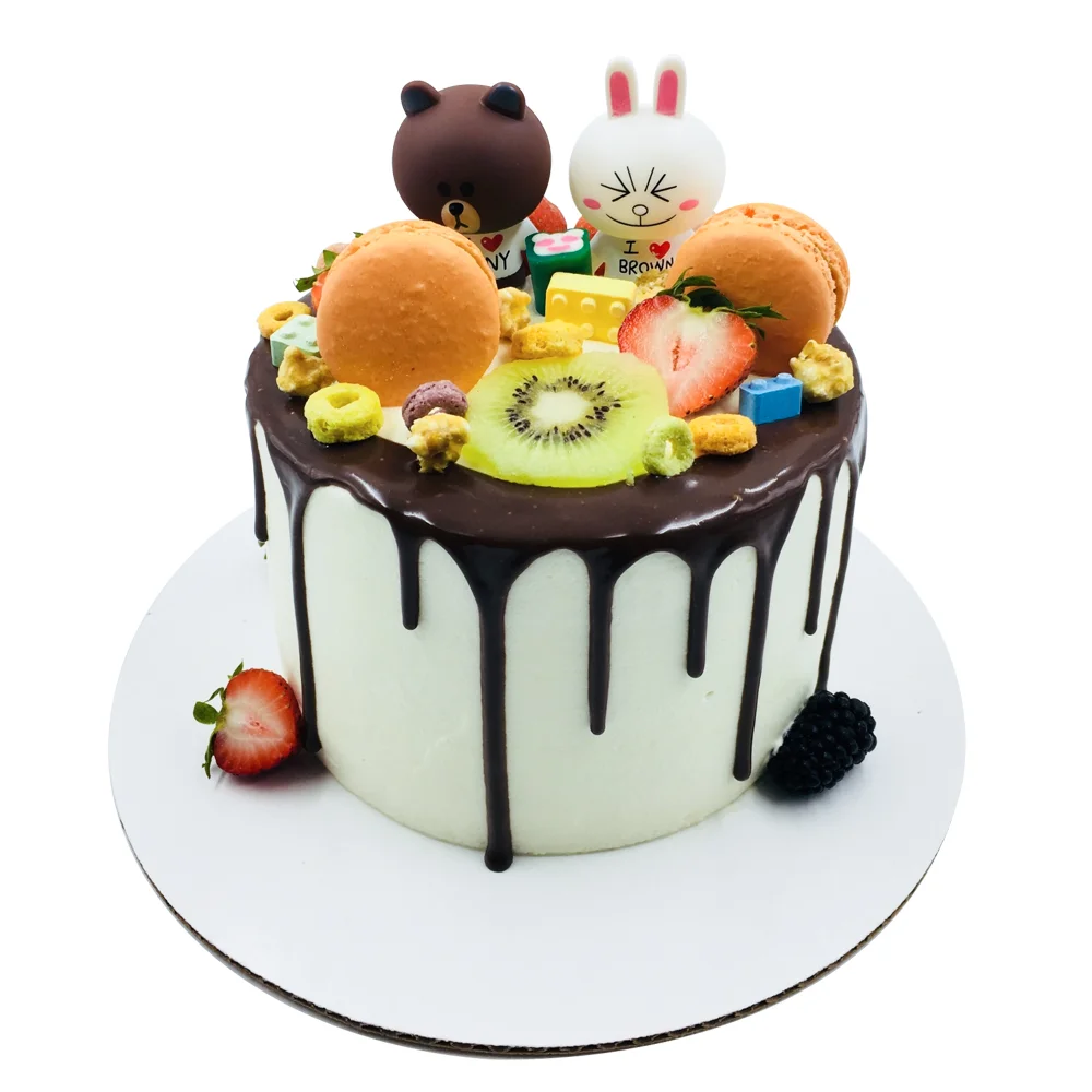 Brown&amp;Cony Themed Cake