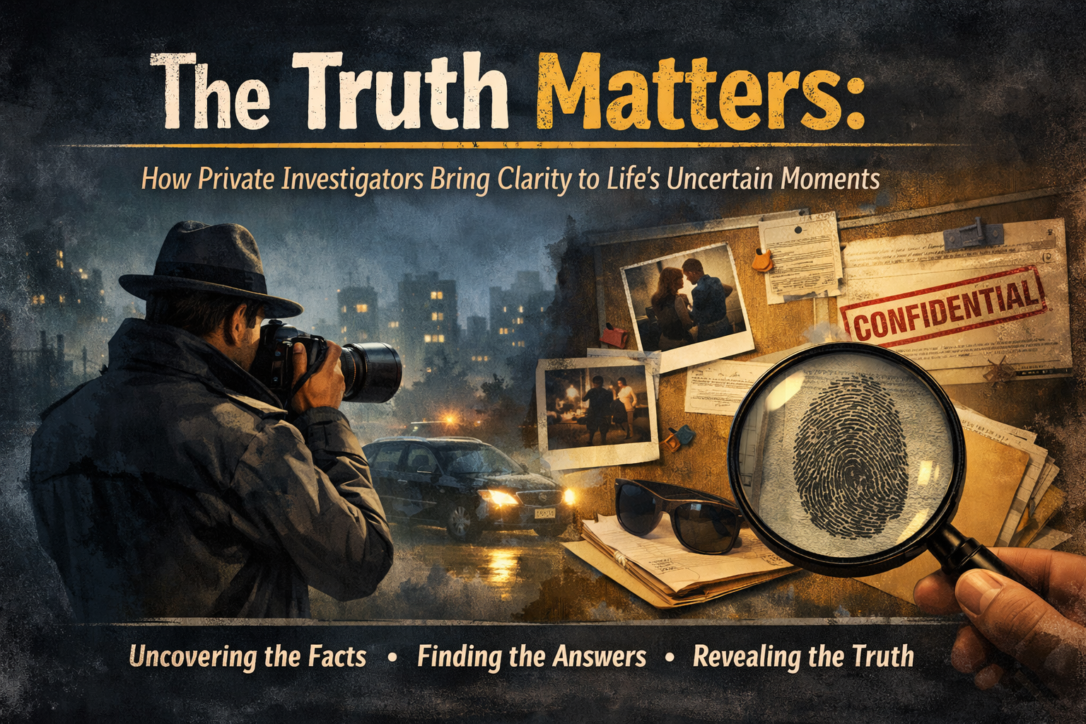 The Truth Matters: How Private Investigators Bring Clarity to Life’s Uncertain Moments