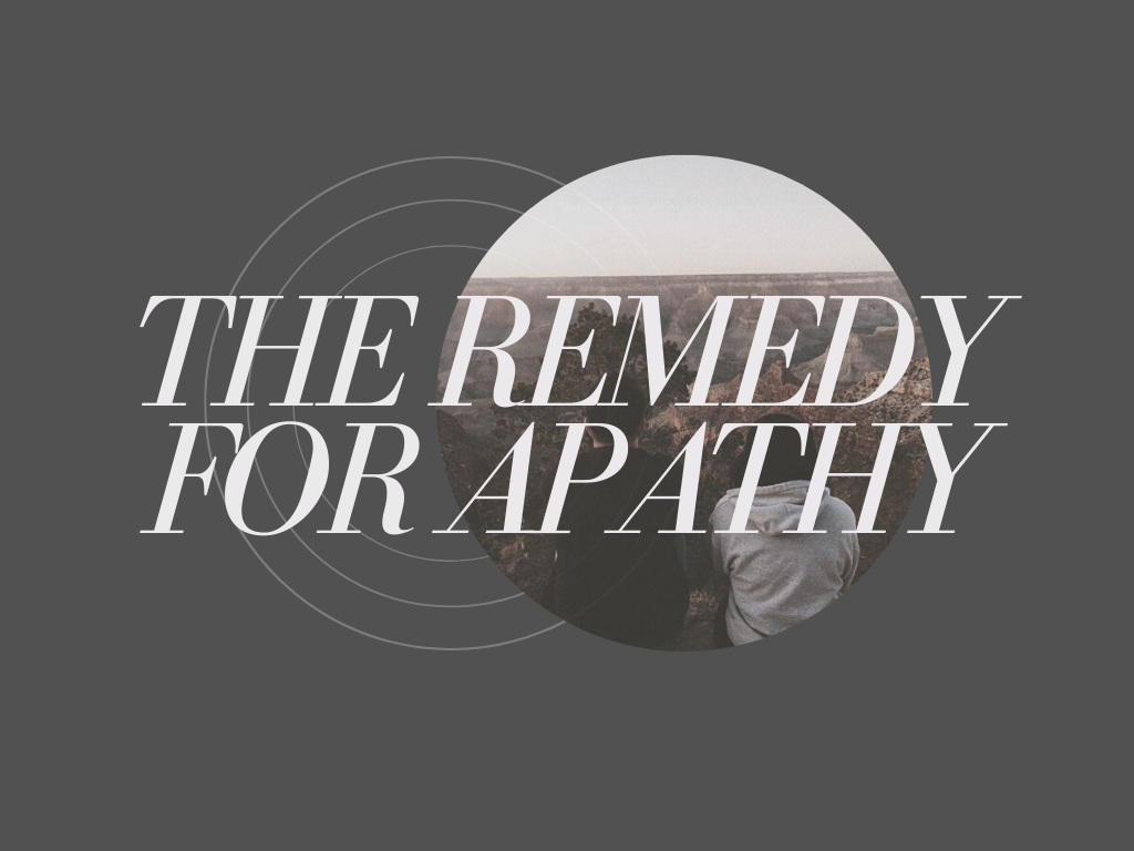 The Remedy For Apathy / Romans 12:11