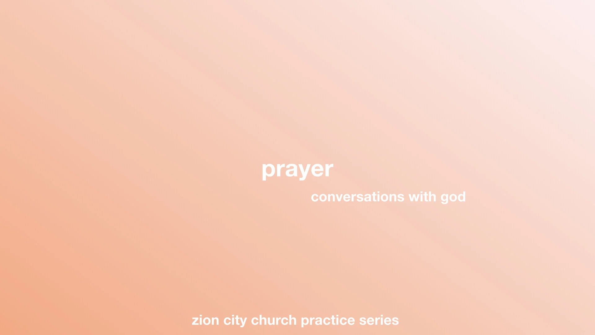 Intercession (Standing in the Gap)